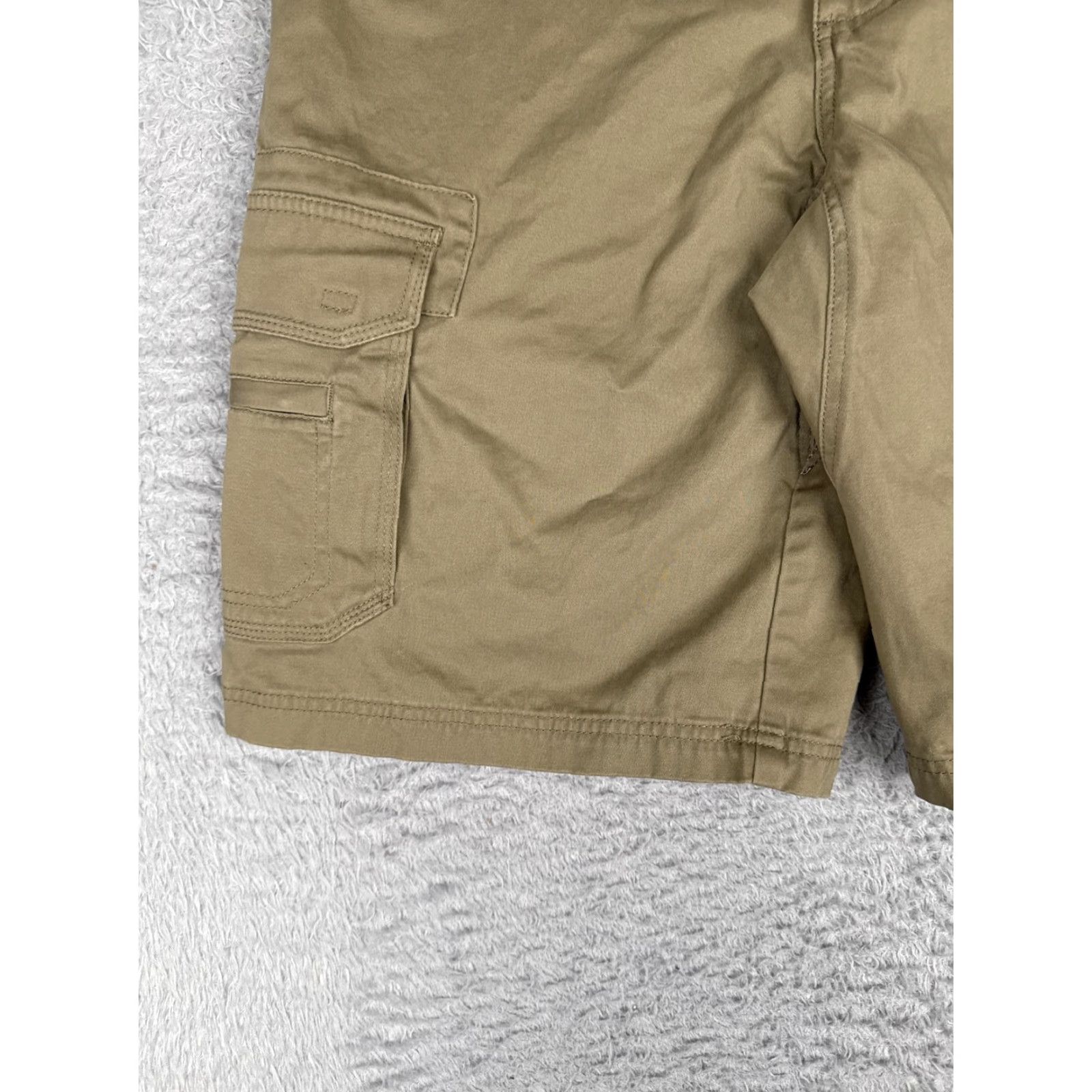 Vintage Cabela's Cargo Shorts Men 34 Beige Stretch Pockets Cotton Blend Durable Camp Hike Size US 34 / EU 50 - 3 Thumbnail