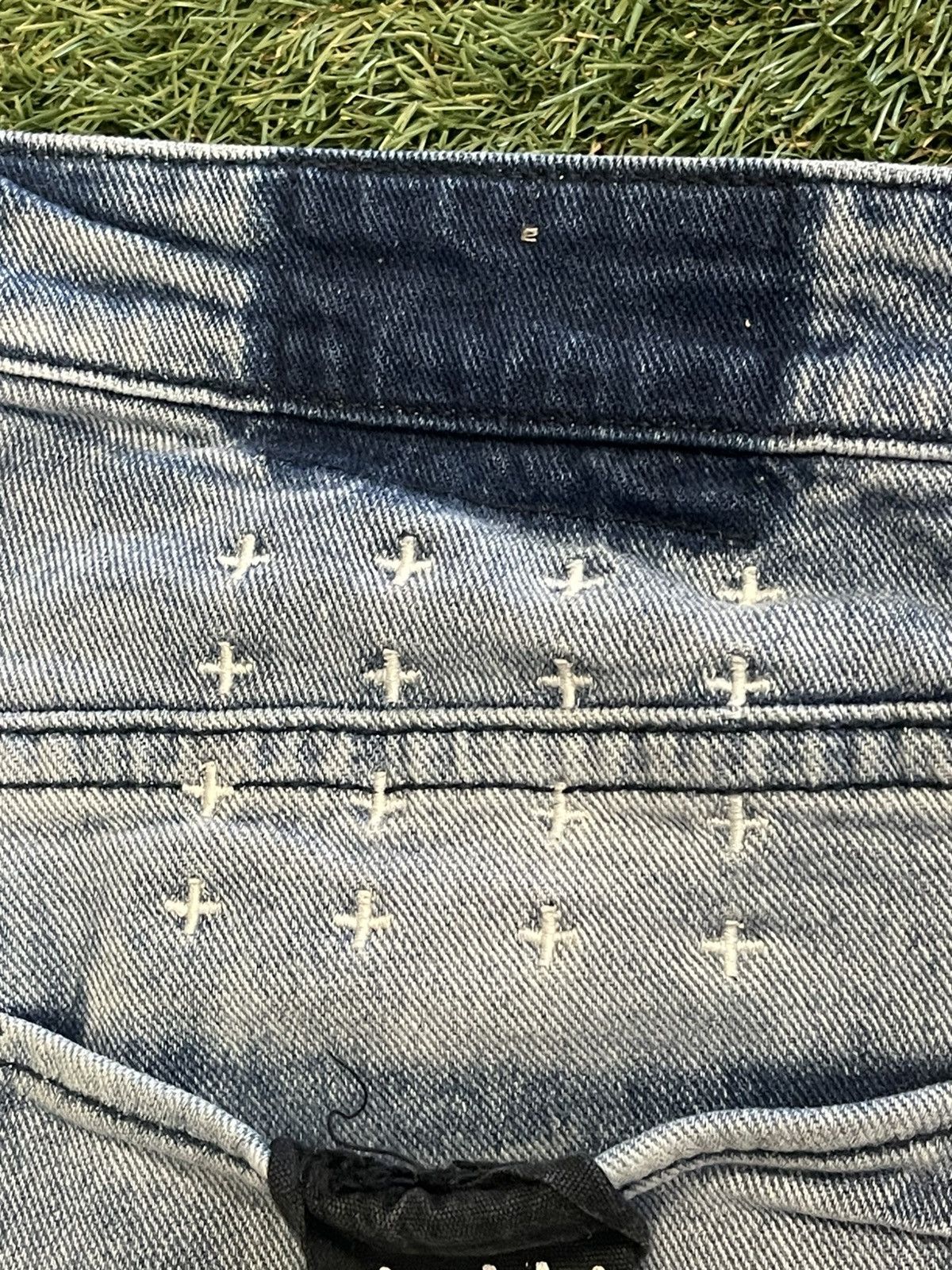 Ksubi Size 32 - Ksubi Light Blue Distressed Jeans Size US 32 / EU 48 - 7 Thumbnail