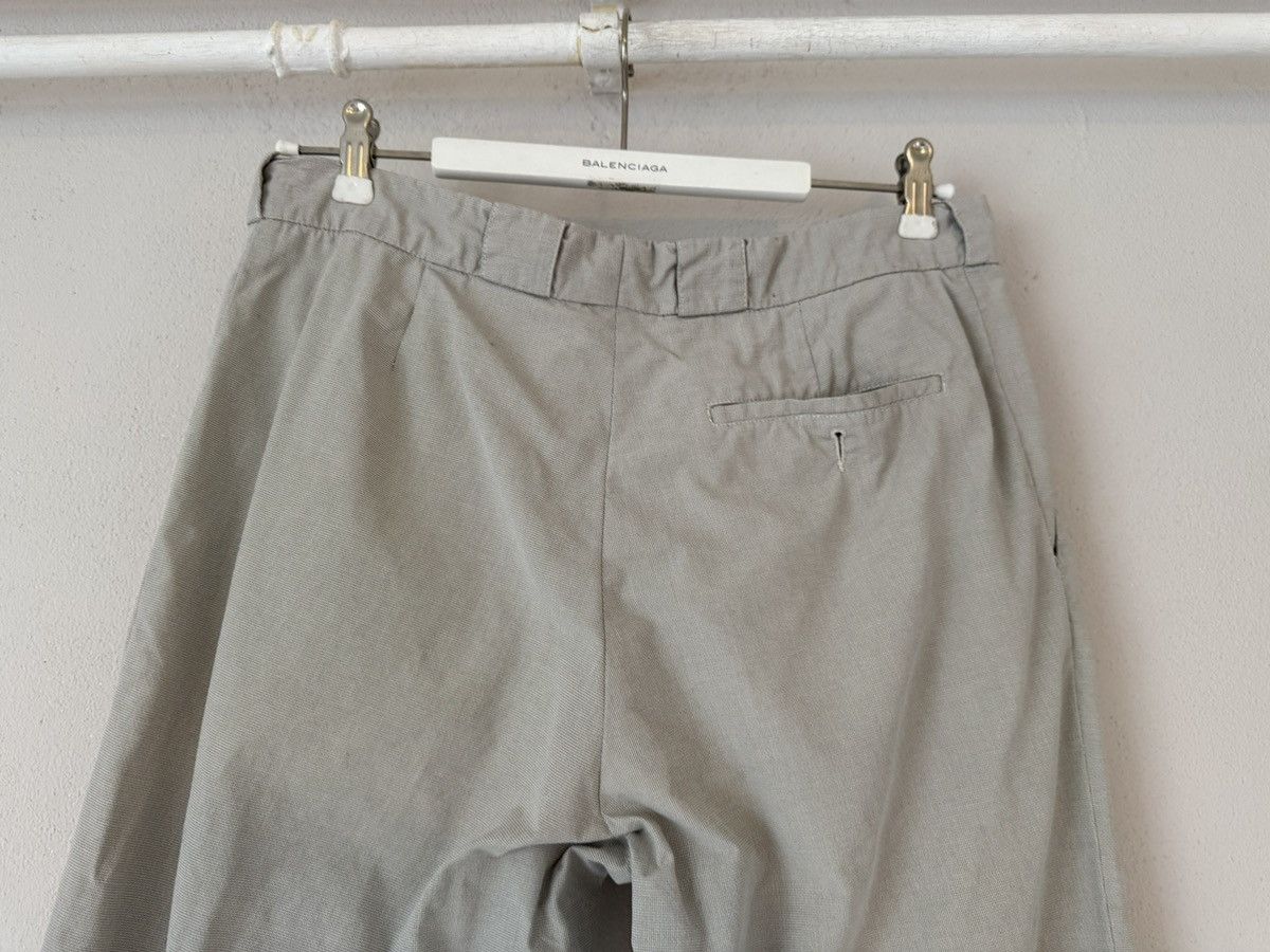 Maison Margiela Slim Fit Light Grey Cotton Trousers Size US 34 / EU 50 - 7 Thumbnail