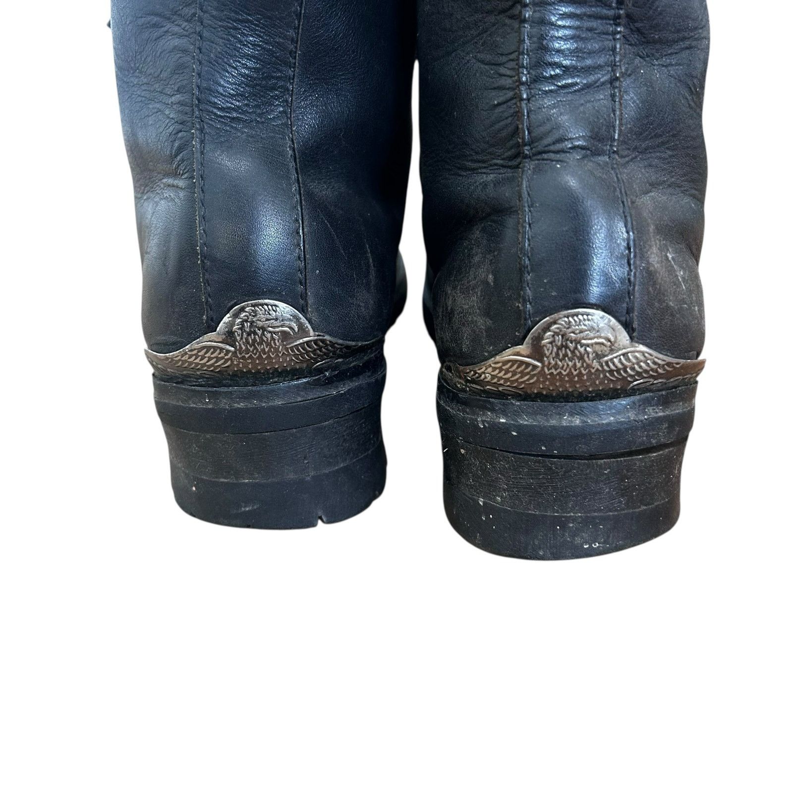 Harley Davidson Harley Davidson Black Leather Motorcycle Boots Sz 10.5 Size US 10.5 / EU 43-44 - 6 Thumbnail