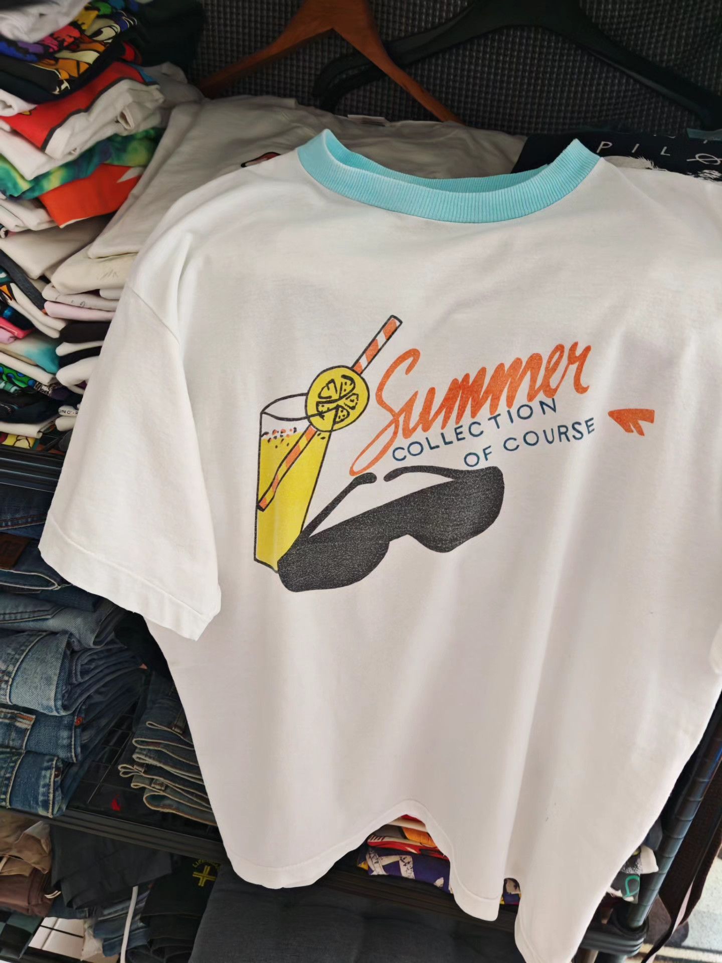 Vintage vintage 80s tee Summer Collections Size US M / EU 48-50 / 2 - 1 Thumbnail