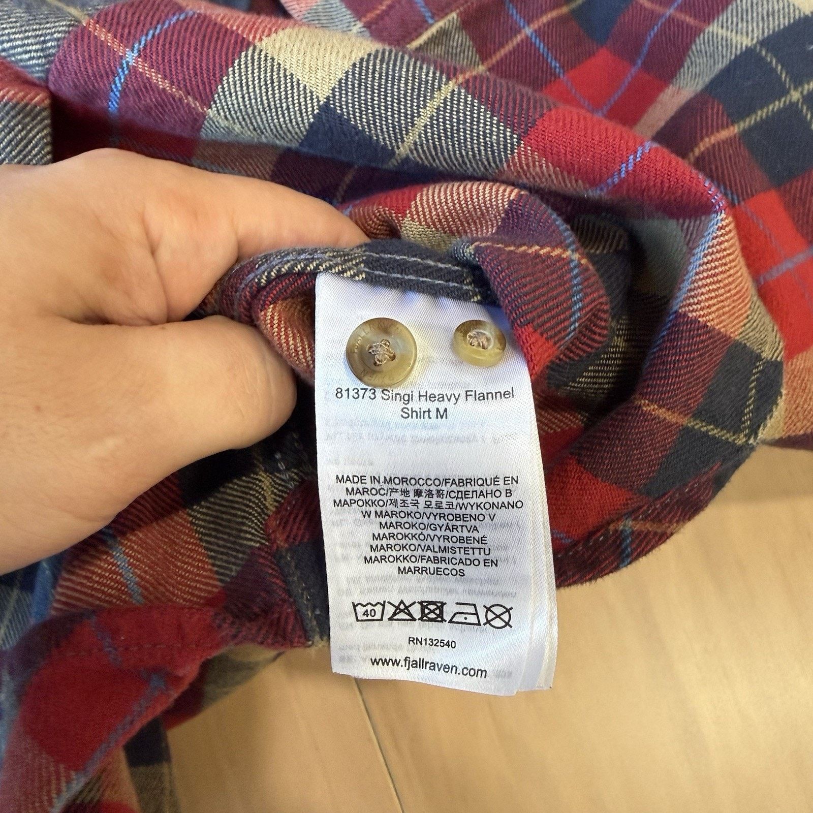 Fjallraven Fjallraven Singi Heavy Flannel Multicolor Long Sleeve Button Size US S / EU 44-46 / 1 - 7 Thumbnail