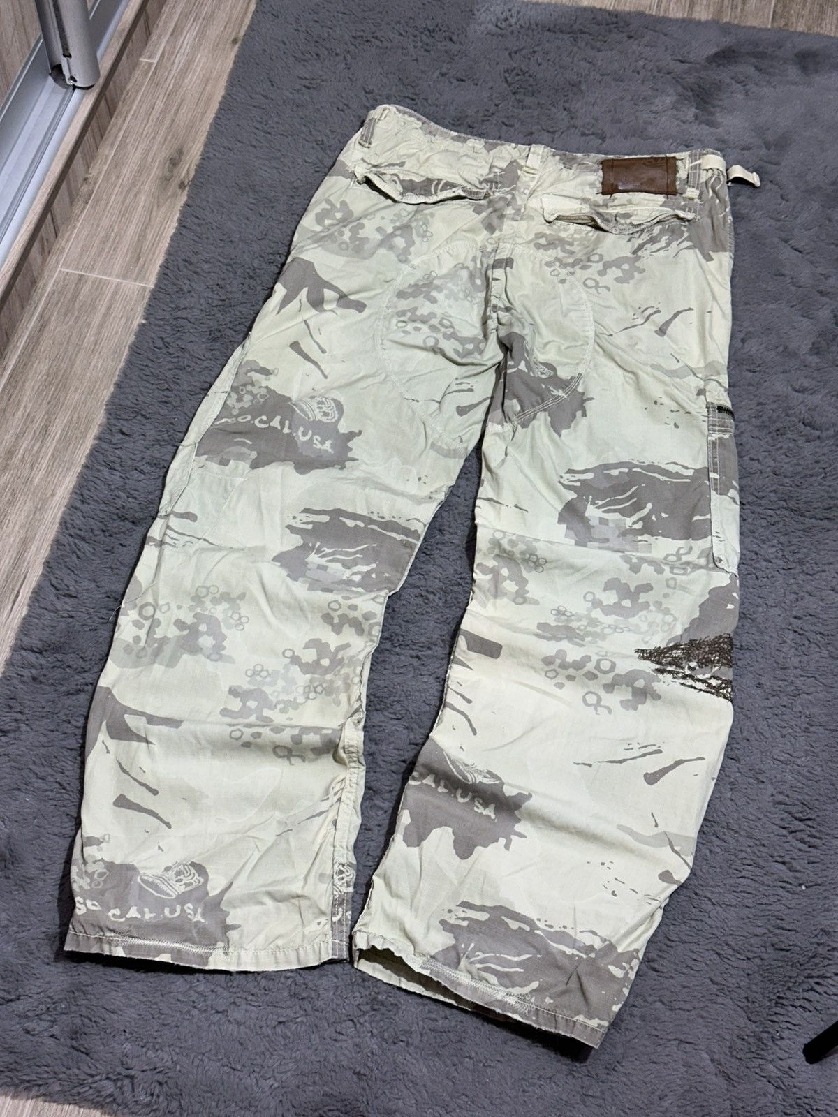 Z Brand Vintage Z-Brand "So Cal" Camo Cargo Pants Size US 34 / EU 50 - 2 Thumbnail