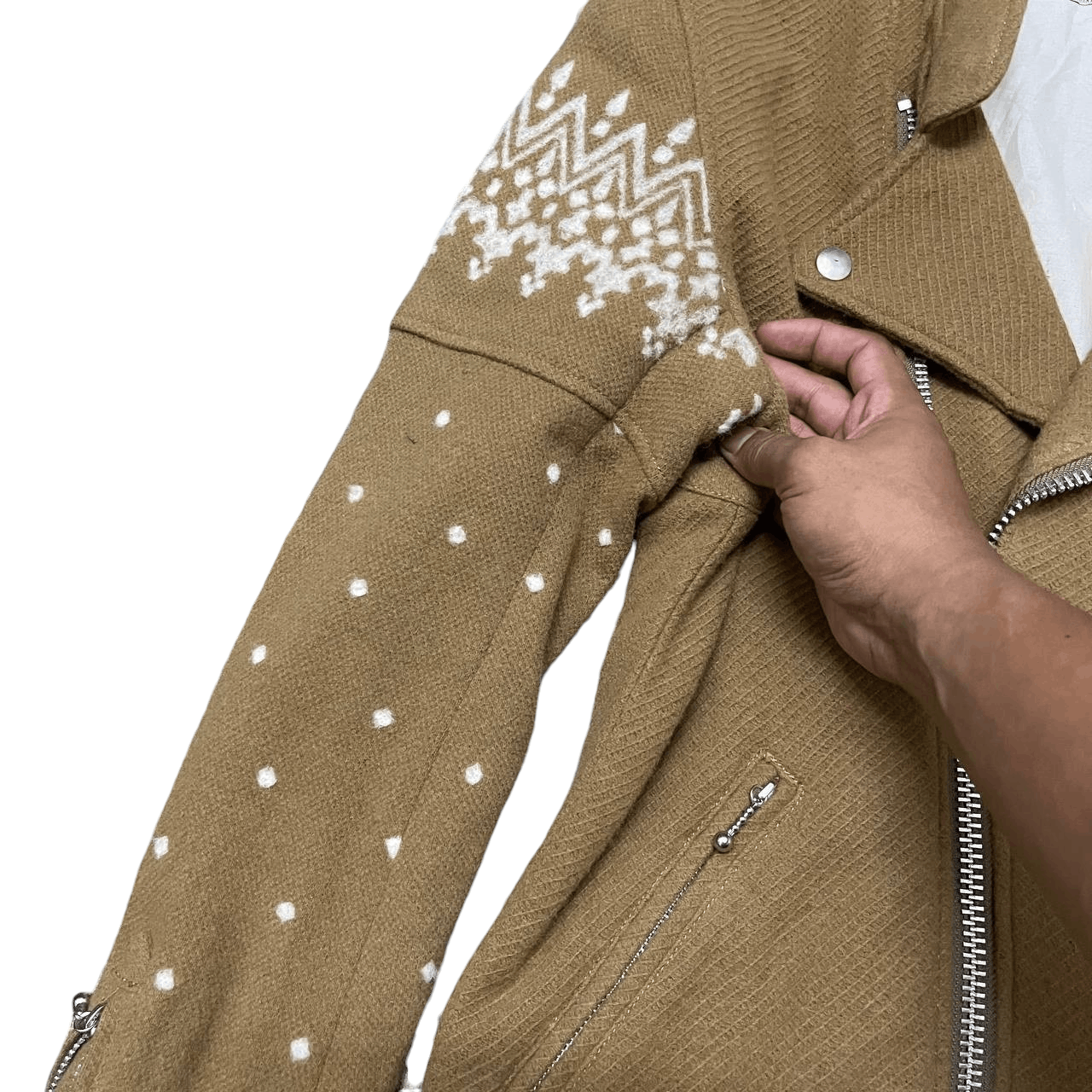 Eototo Eo To To Double Collar Wool Rider Jacket Made in Japan Size US M / EU 48-50 / 2 - 5 Thumbnail