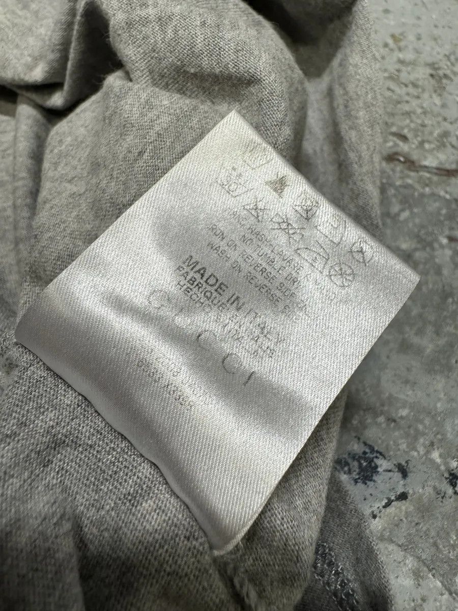 Gucci SS2008 Gucci Grey V Neck Birds Toocan T-Shirt Size US XS / EU 42 / 0 - 6 Thumbnail