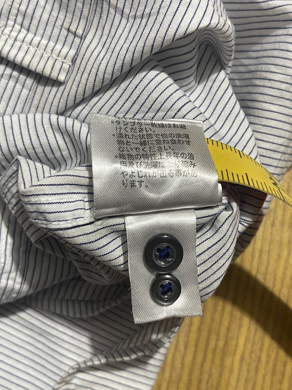 semanticdesign Y2K SEMANTIC DESIGN long sleeve shirt with striped motif Size US L / EU 52-54 / 3 - 6 Thumbnail