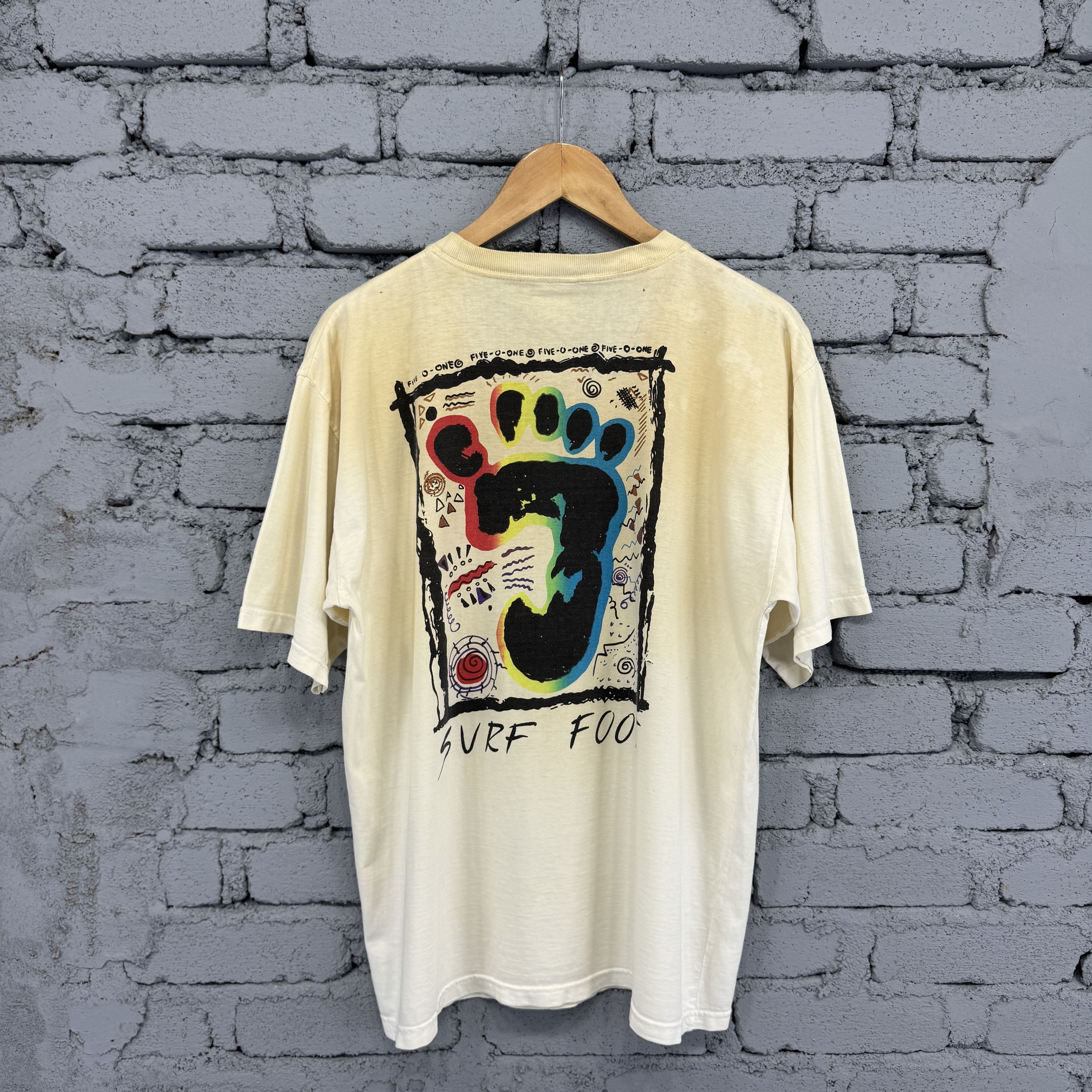 Vintage Vintage Surf Foo Backhit Print Tshirt Size US L / EU 52-54 / 3 - 1 Thumbnail