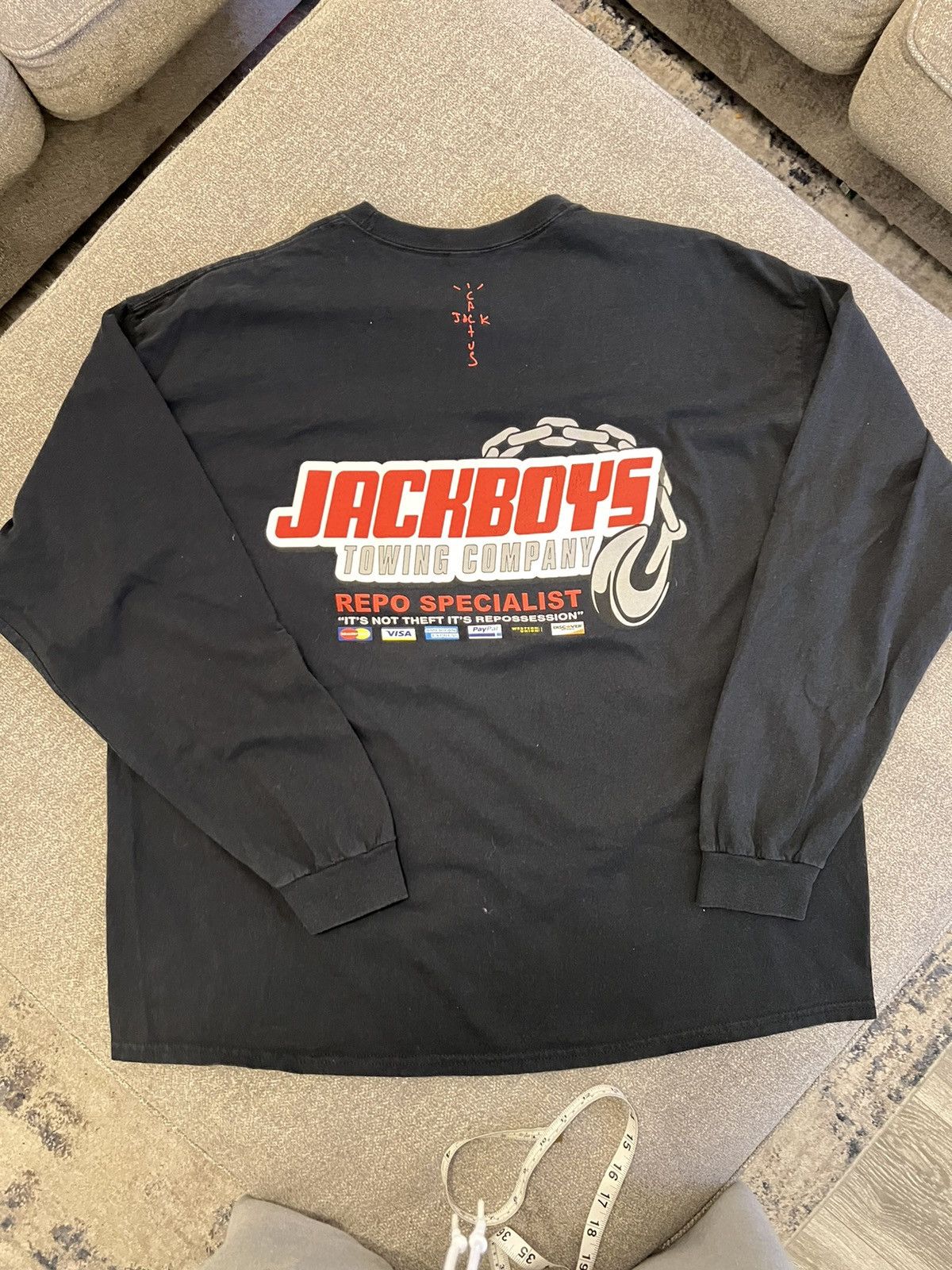 Streetwear × Travis Scott Travis Scott JACKBOYS Tow Truck Long 
