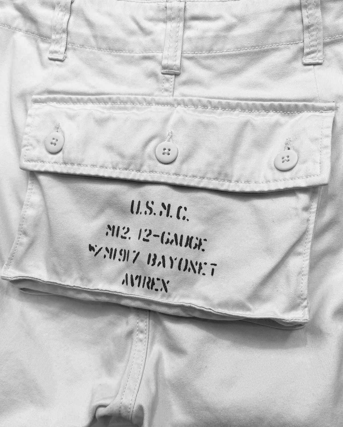 Avirex AVIREX Military USMC Flying Crew Monkey Pants Creamy White Size US 30 / EU 46 - 3 Thumbnail