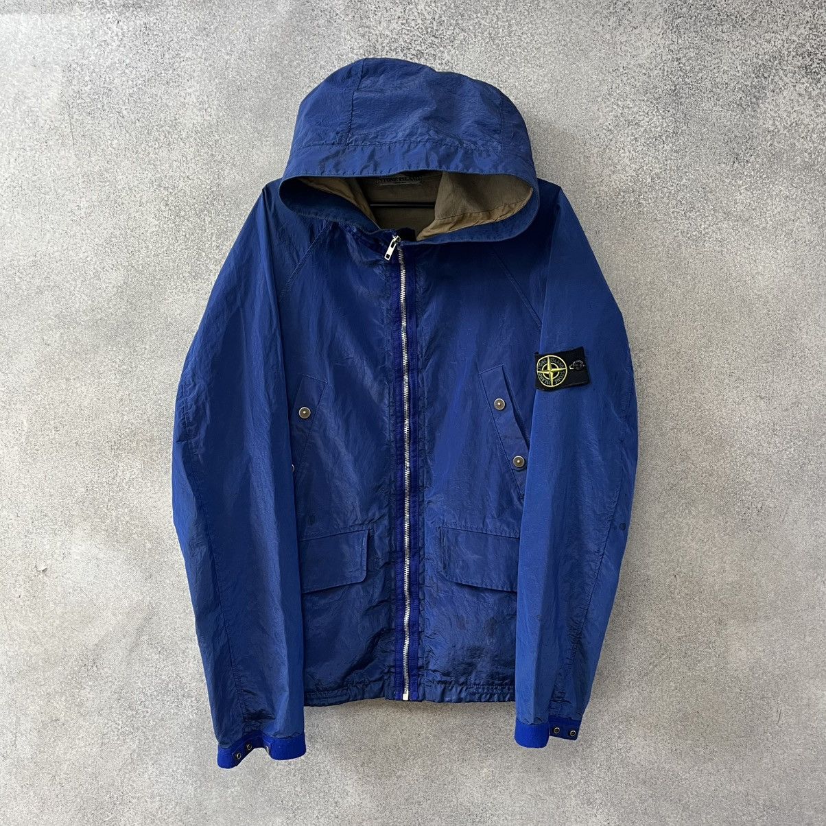Stone Island Rare Vintage Stone Island jacket soft shell Nylon Blue Size US L / EU 52-54 / 3 - 1 Thumbnail