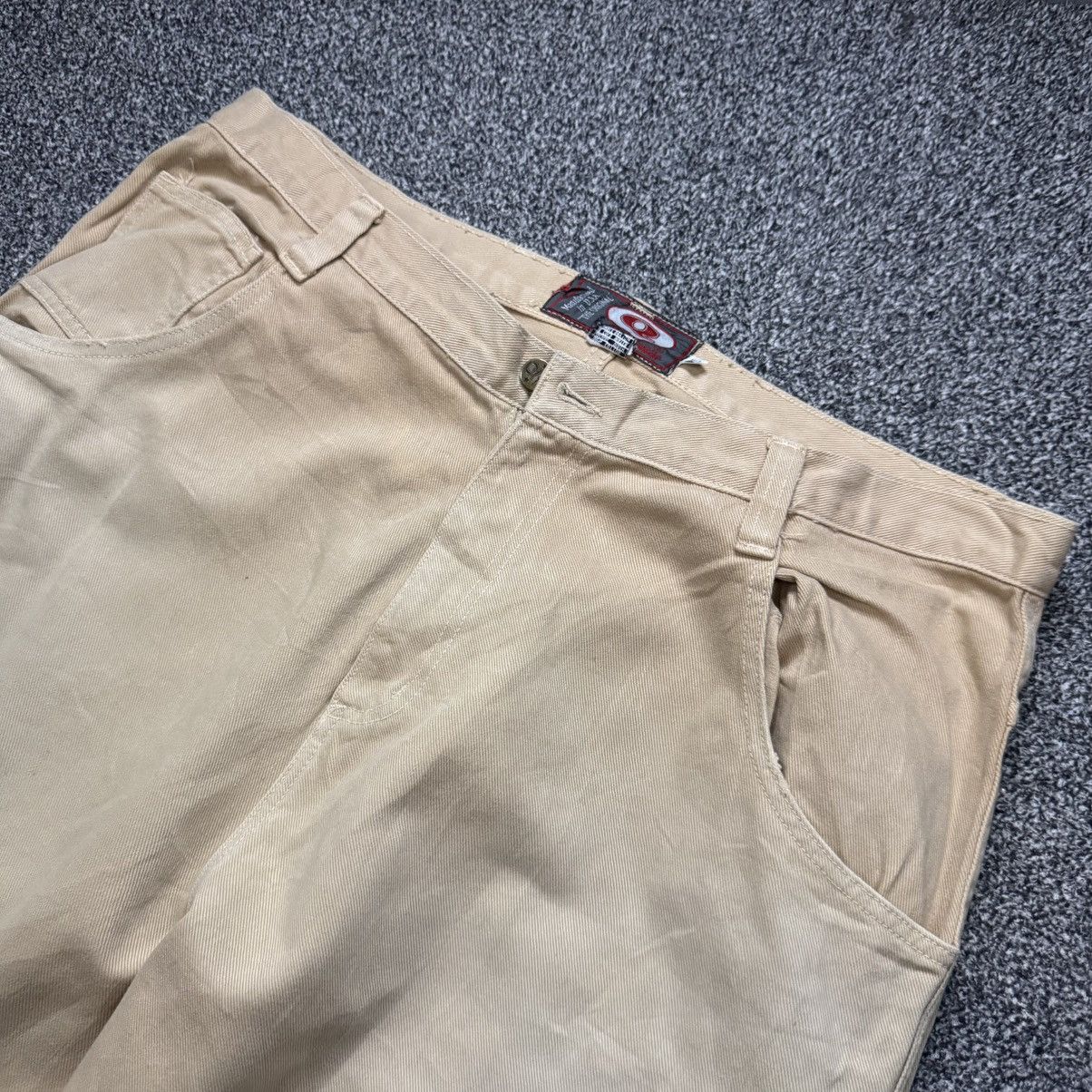 Hypebeast 🔥🇺🇸 Vtg 90s American Streetwear Crazy Baggy Jeans Size US 37 - 6 Thumbnail