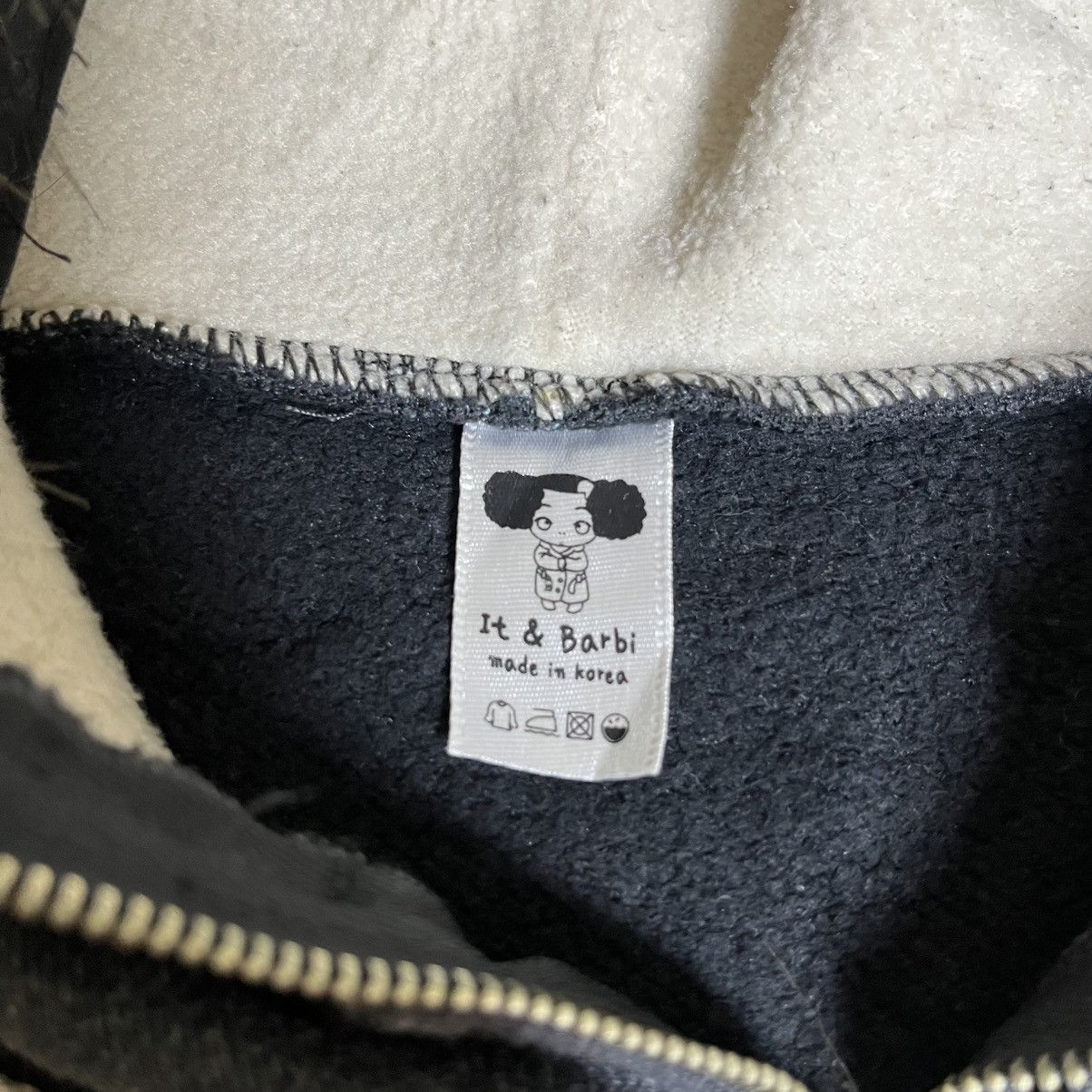 If Six Was Nine Playground 37 Fur Trim Zip Hoodie Varsity Style Size US L / EU 52-54 / 3 - 7 Thumbnail