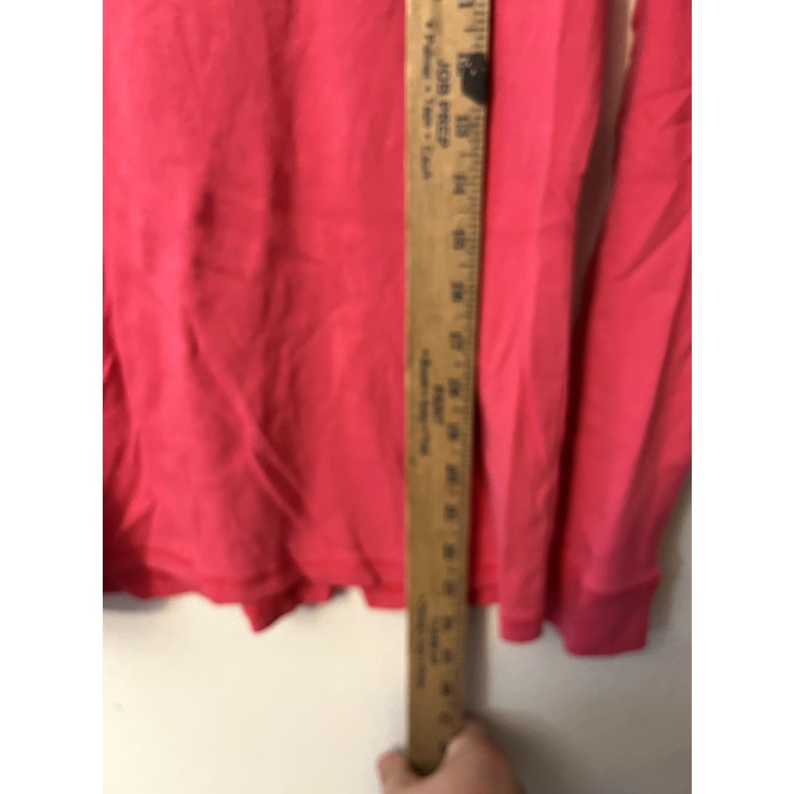 Talbots Talbots Top Womens S Pink Henley T-Shirt Long Sleeve Round Neck Cotton Solid Shirt Size S / US 4 / IT 40 - 4 Thumbnail
