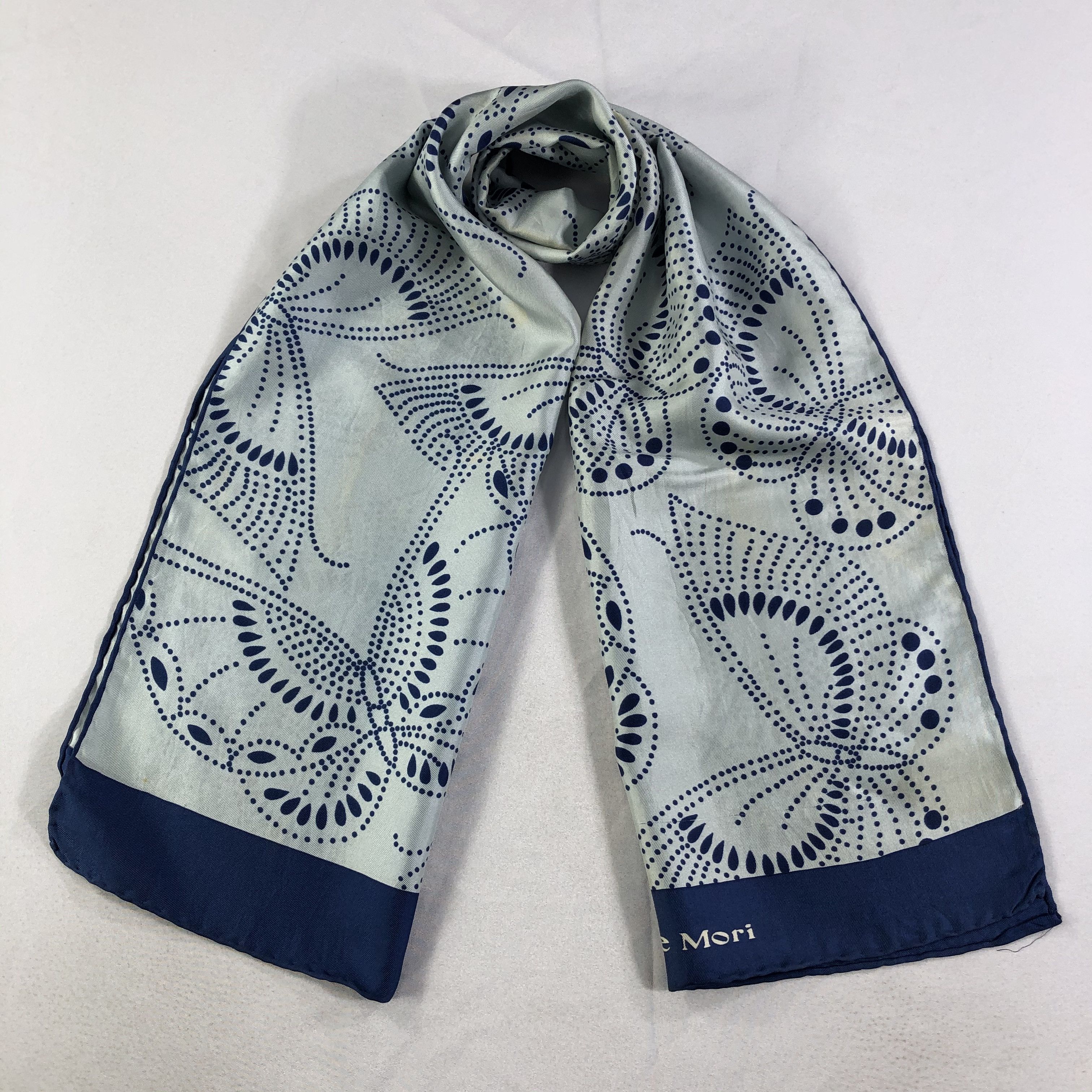 Hanae Mori Vintage Hanae Mori Silk Scarf Size ONE SIZE - 2 Thumbnail