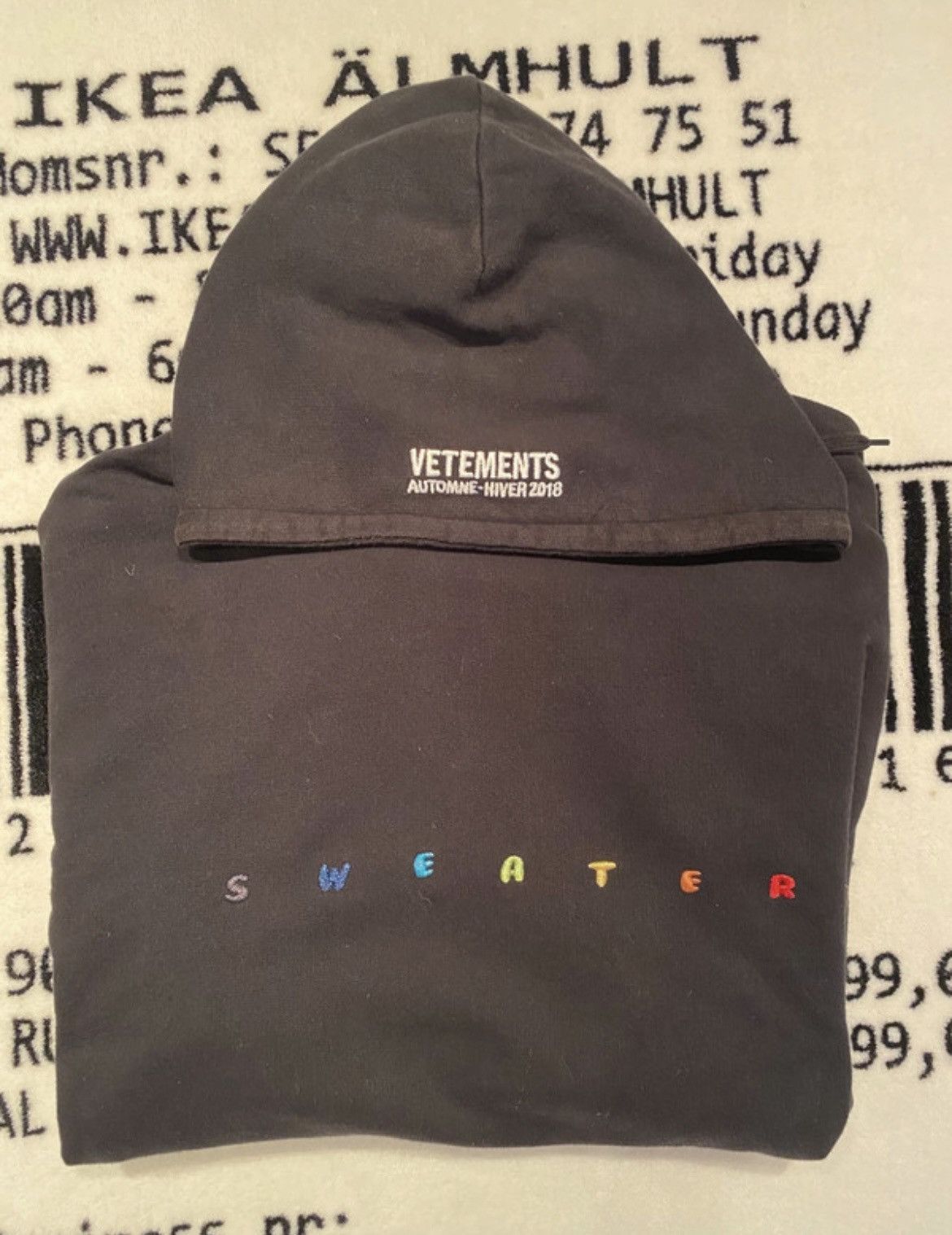Vetements Vetements Sweater Hoodie Adjustable String Vet Demna Size US L / EU 52-54 / 3 - 1 Thumbnail