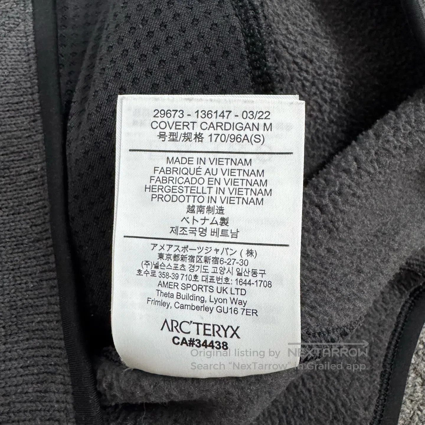 Arc'teryx ARC‘TERYX Covert Gray Standing Collar Fleece Multifunction Size US M / EU 48-50 / 2 - 7 Thumbnail