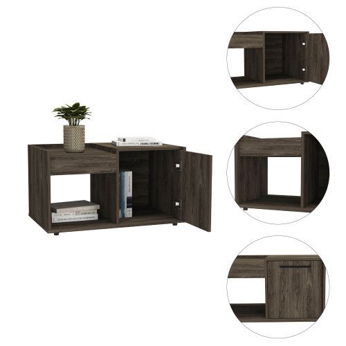 Designer × Homemade Tualatin 2-Shelf Coffee Table Dark Walnut Size US L / EU 52-54 / 3 - 6 Thumbnail