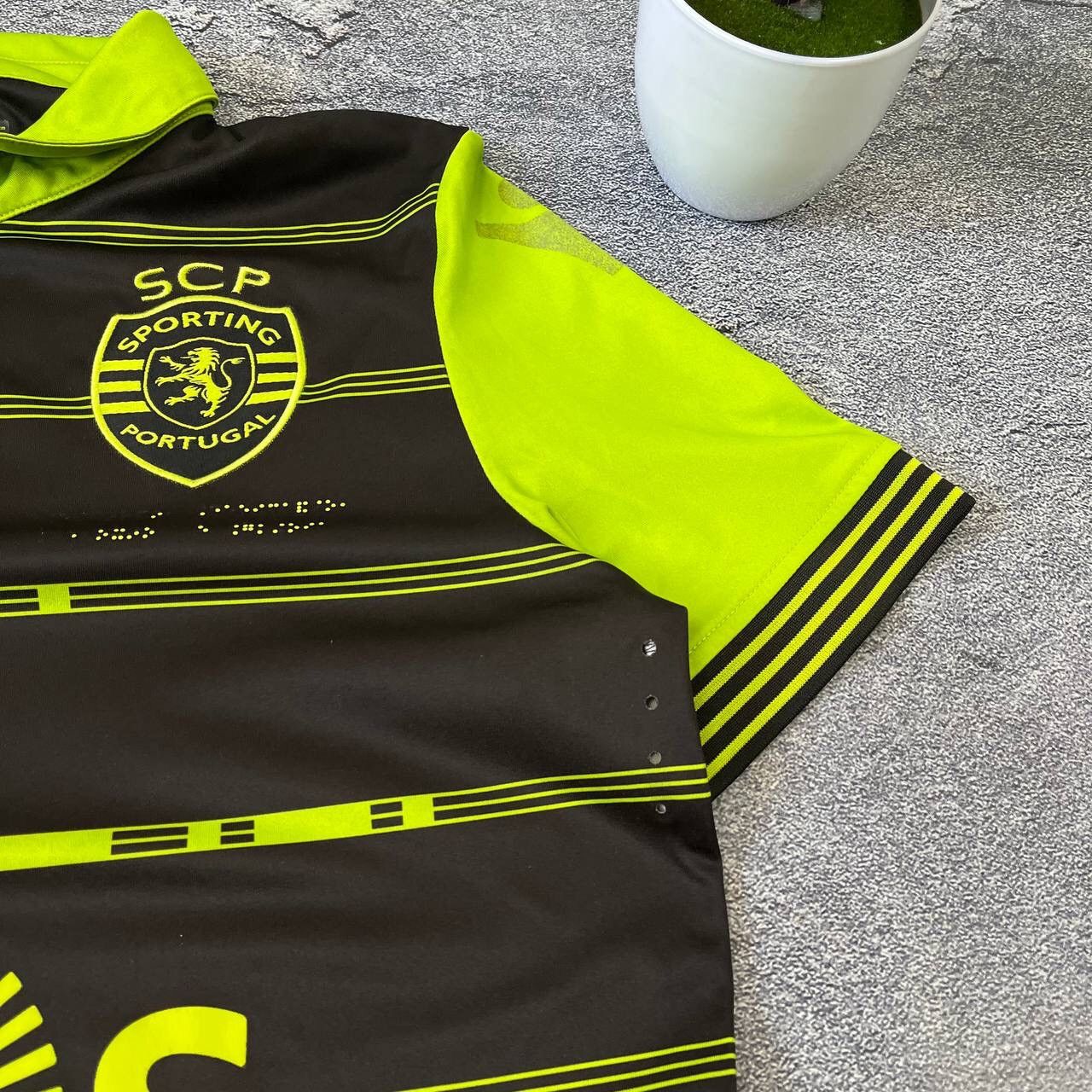 Macron Sporting 2017/2018 Away Football Jersey Soccer T-Shirt Size US S / EU 44-46 / 1 - 17 Thumbnail