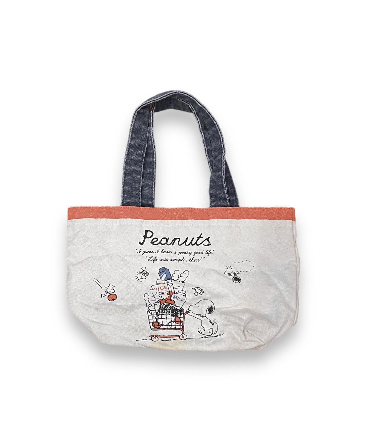 Japanese Brand × Peanuts VINTAGE 2015 SNOOPY PEANUTS HANDBAG Size ONE SIZE - 1 Thumbnail
