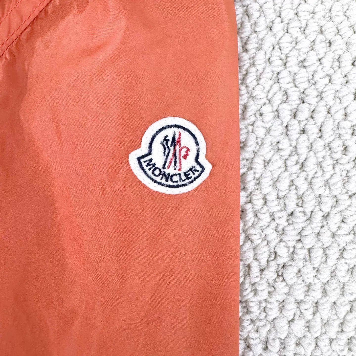 Moncler Moncler Orange Tech Hooded Nylon Jacket Arm Logo Unisex 3 Size US L / EU 52-54 / 3 - 4 Thumbnail
