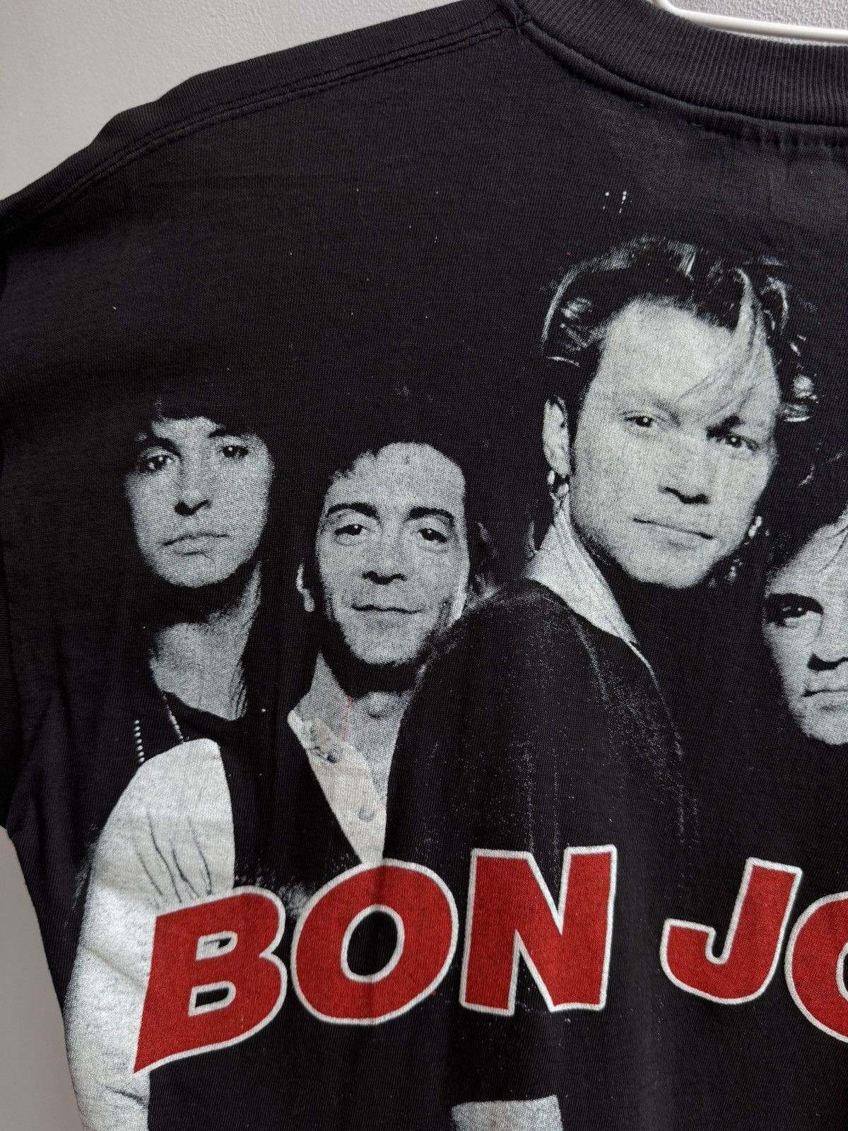 Band Tees Bon Jovi 1999 Vintage 90s Overprinted T Shirt Tee Band Tees Size US M / EU 48-50 / 2 - 10 Thumbnail