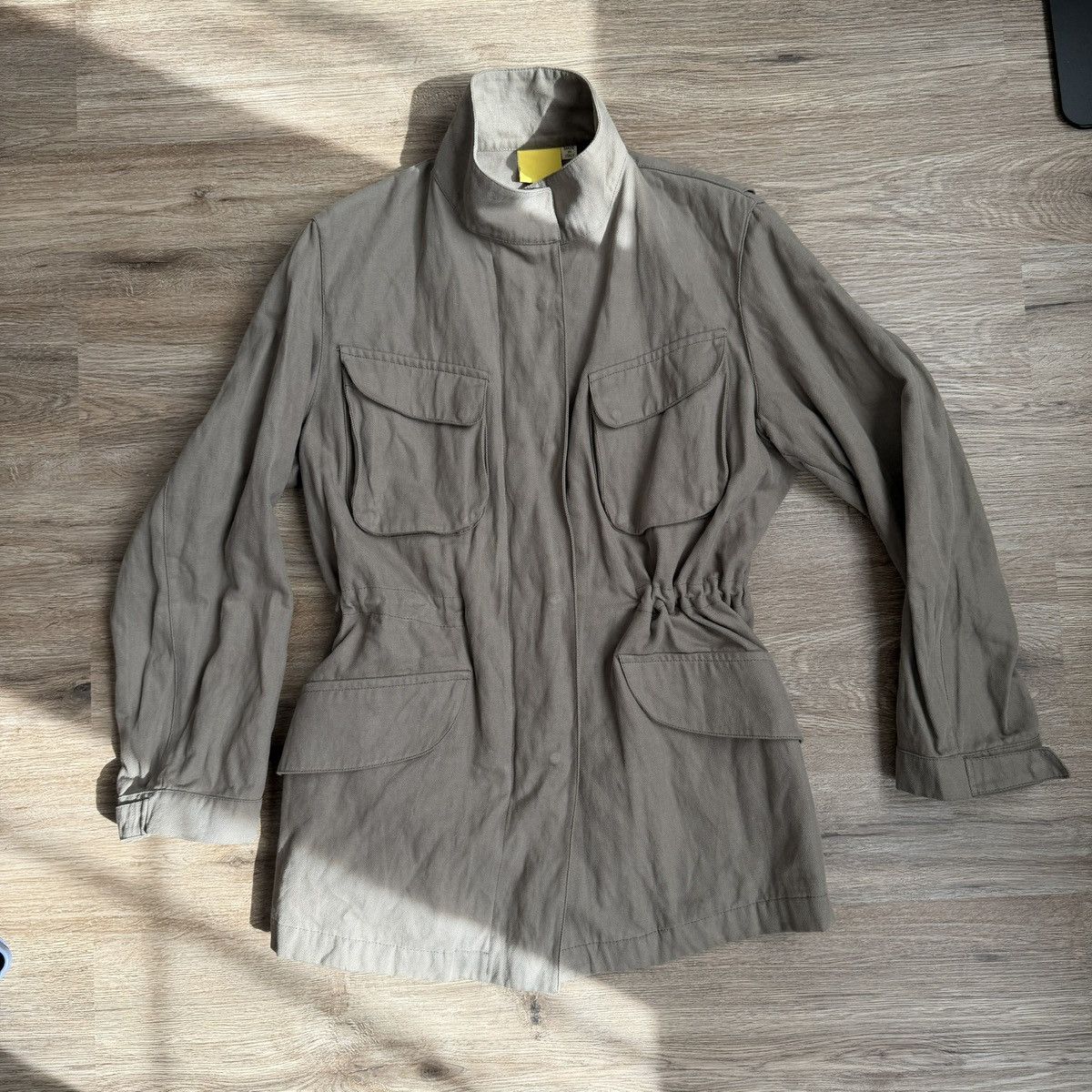 Mandarina Duck 2000S MANDARINA DUCK RAW CUT COATED FABRIC SHIRT JACKET Size L / US 10 / IT 46 - 4 Thumbnail