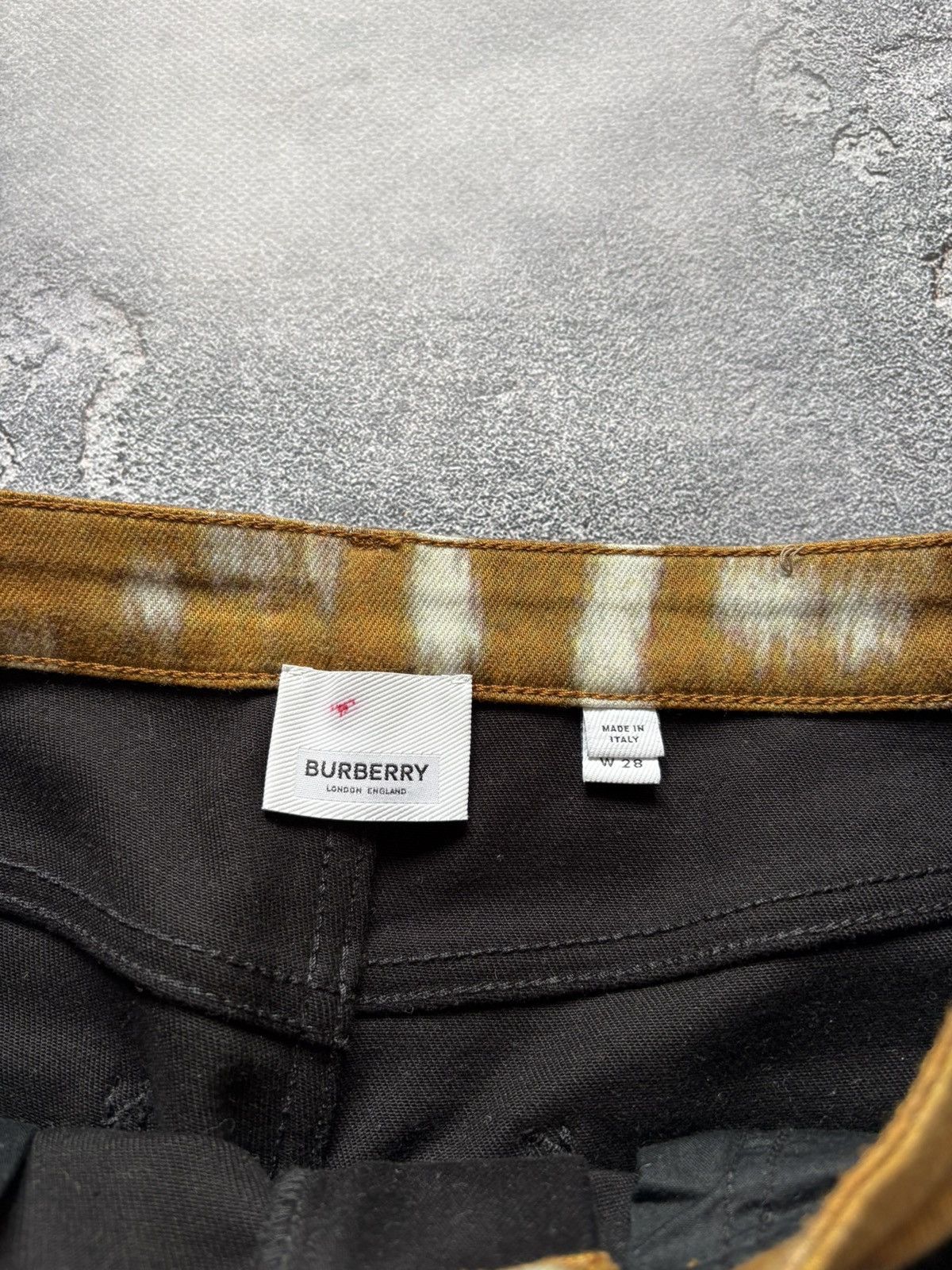 Burberry Burberry London England Luxury Deer Print Stripe Denim Pants Size 28" / US 6 / IT 42 - 10 Thumbnail