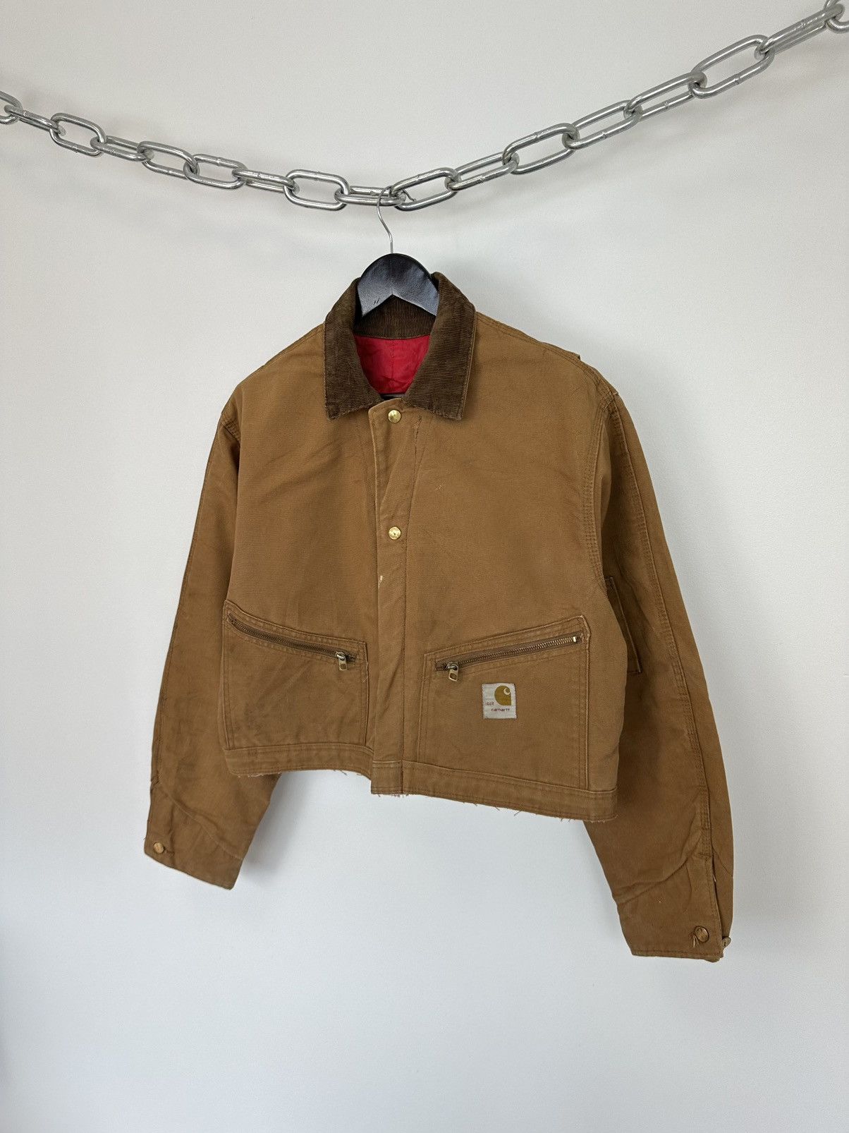 Carhartt Vintage 70s Carhartt USA Cropped Boxy Baggy Detroit Jacket Size US M / EU 48-50 / 2 - 5 Thumbnail