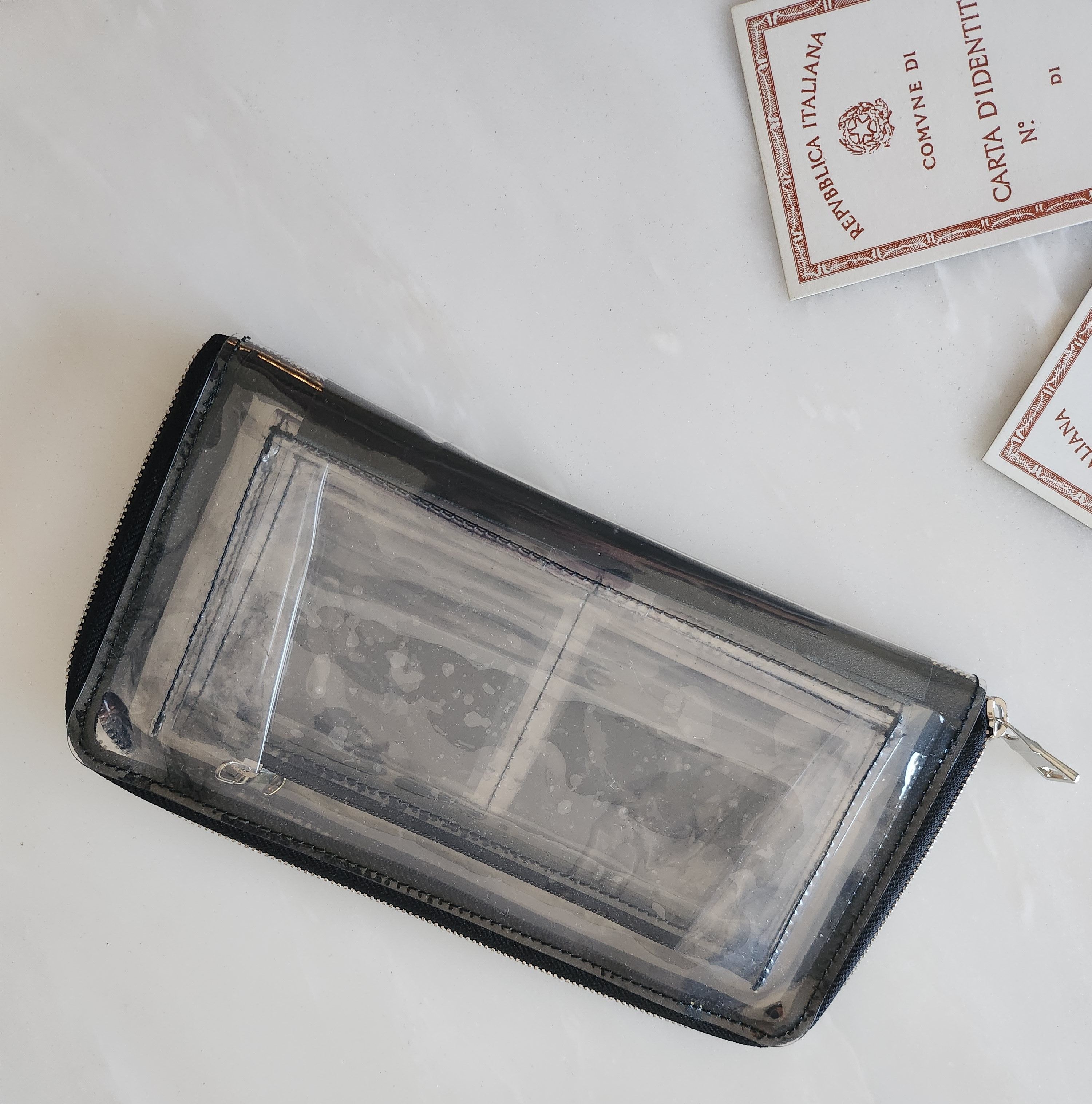Off-White Off-White See-Thru Zip Clutch Size ONE SIZE - 4 Thumbnail