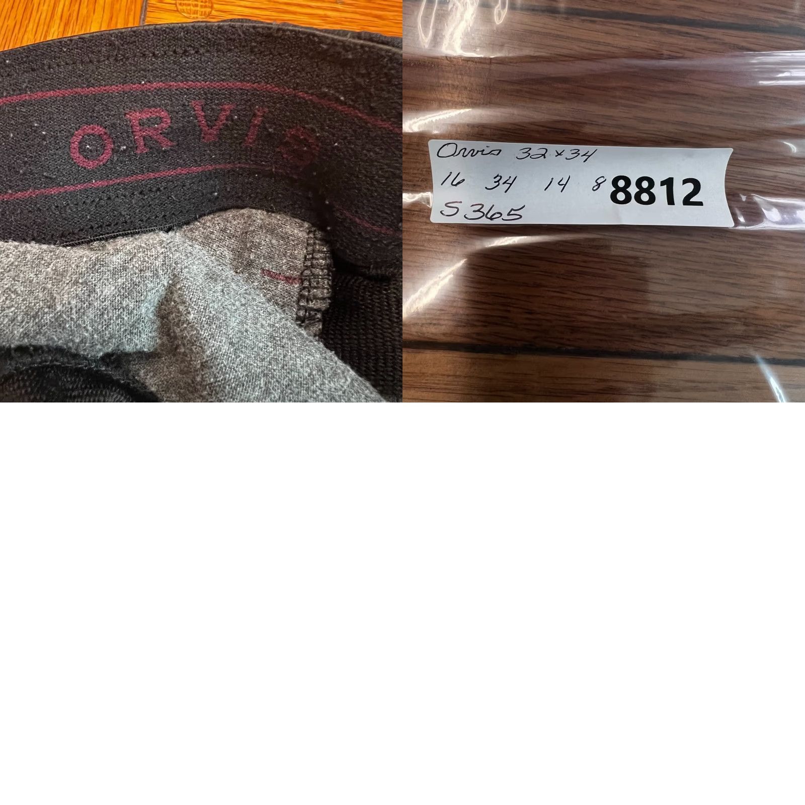 Orvis Orvis Sweatpants Mens XL Black Fleece Lined Pockets 32x34 Casual Activewear Regular Fit 34 Inseam Size US 36 / EU 52 - 8 Thumbnail