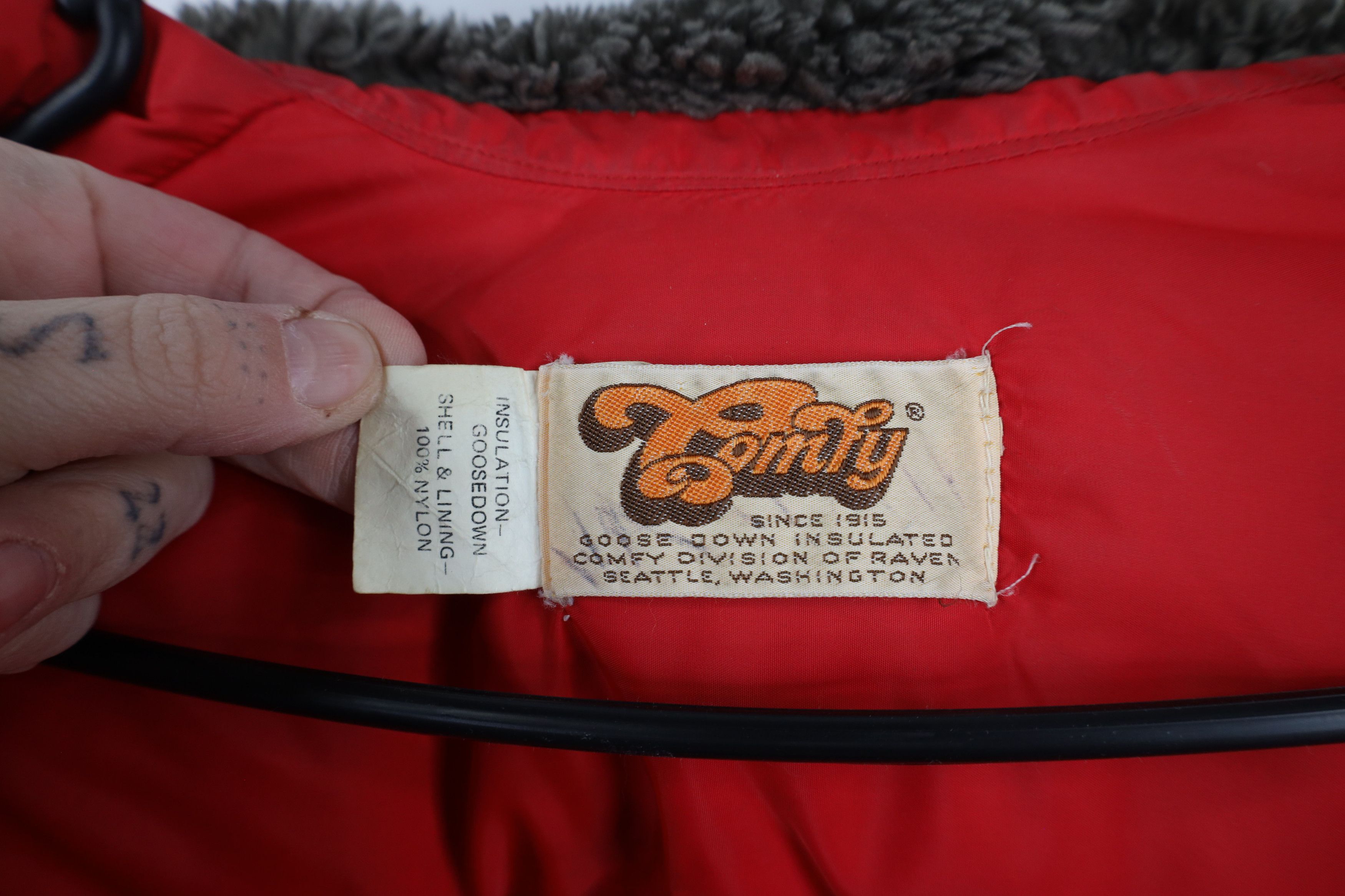 Vintage Vintage 70s Streetwear Duck Down Collared Puffer Jacket USA Size S / US 4 / IT 40 - 12 Thumbnail