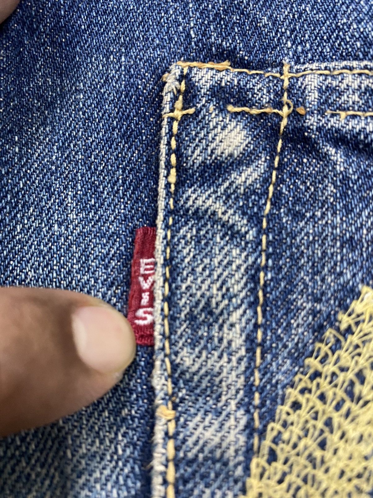 Evisu Vintage Evis Jeans Japan 80s Scovill Rivert @283 imn Size US 32 / EU 48 - 6 Thumbnail