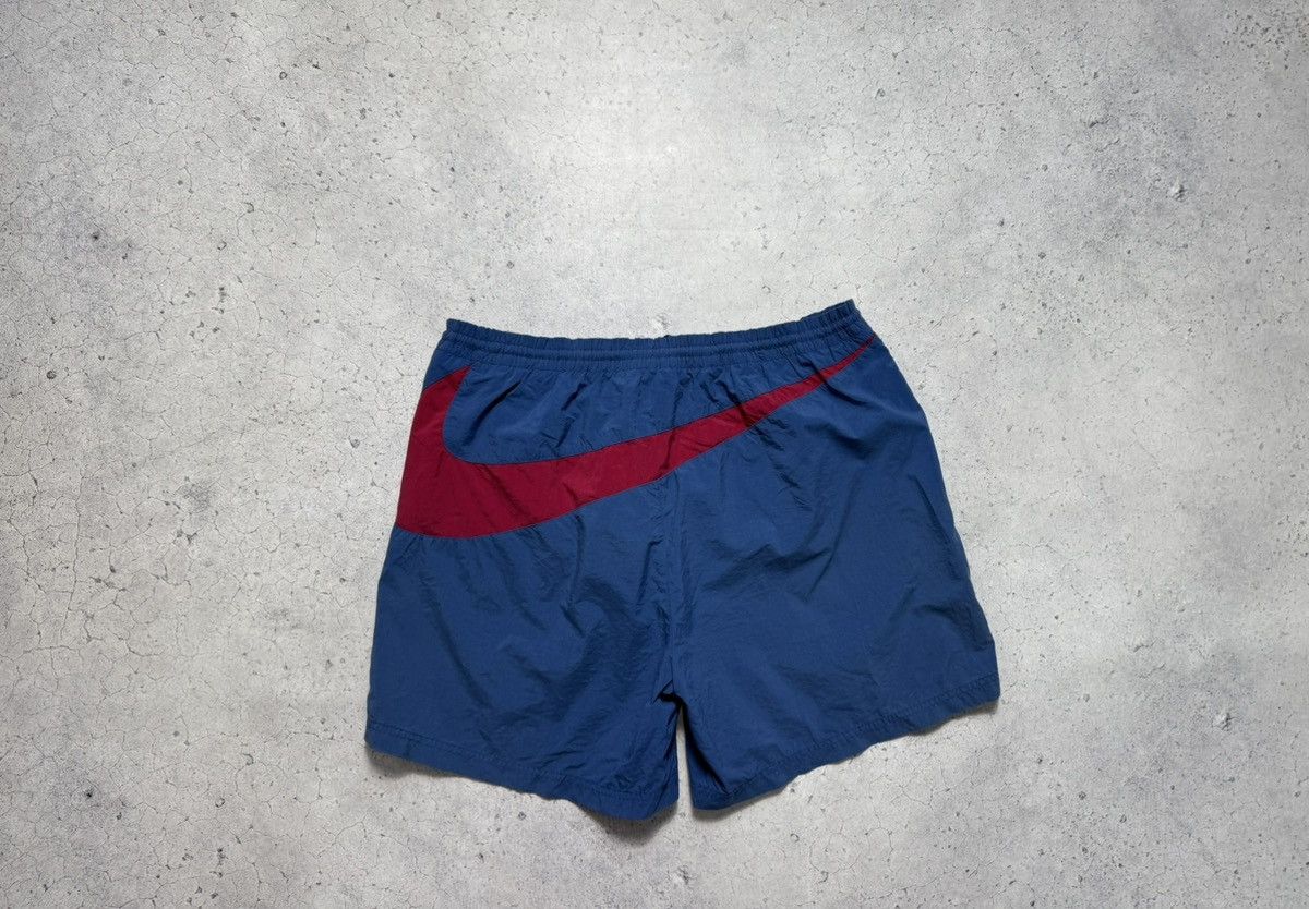 Nike Nike Big Swoosh Vintage 90’s Shorts Drill Y2K Size US 36 / EU 52 - 1 Thumbnail