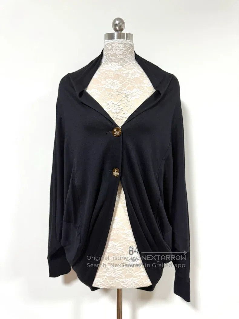 Vivienne Westwood Vivienne Westwood Black batwing sleeve open-front jacket Size M / US 6-8 / IT 42-44 - 1 Thumbnail
