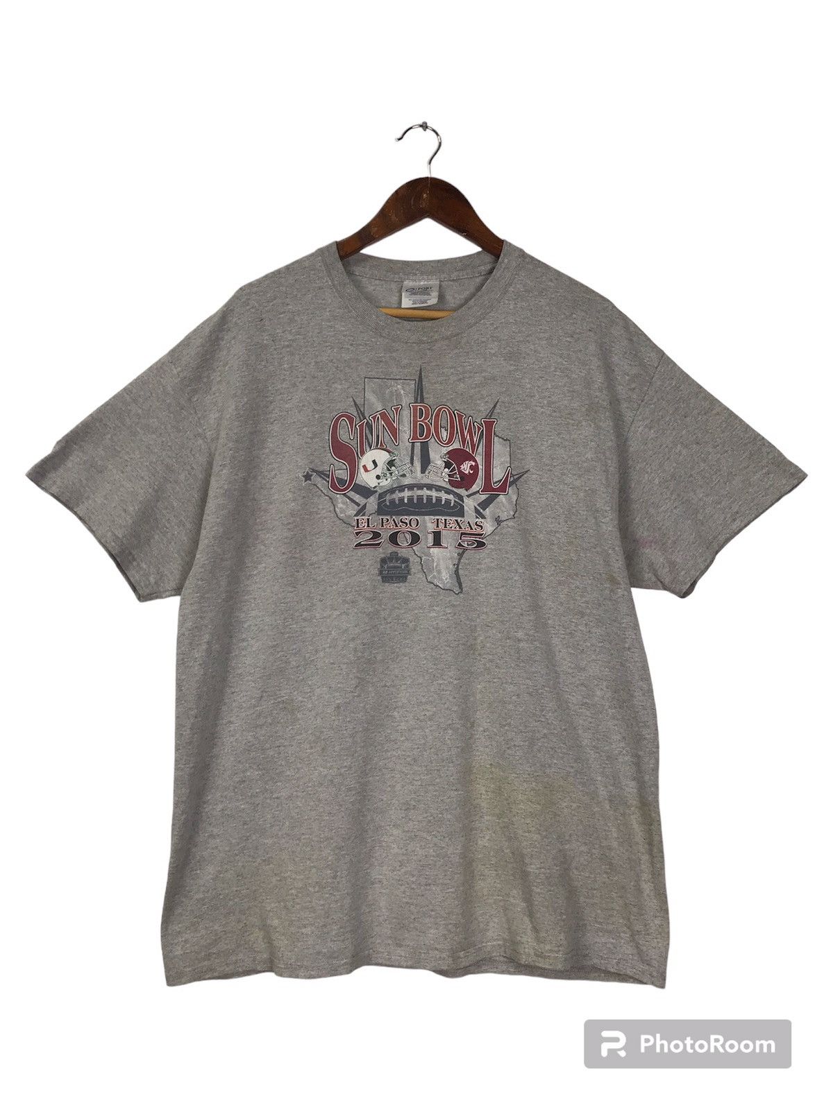 NFL Vintage 2015 Sun Bowl El Paso Texas Tee Size US XL / EU 56 / 4 - 1 Thumbnail