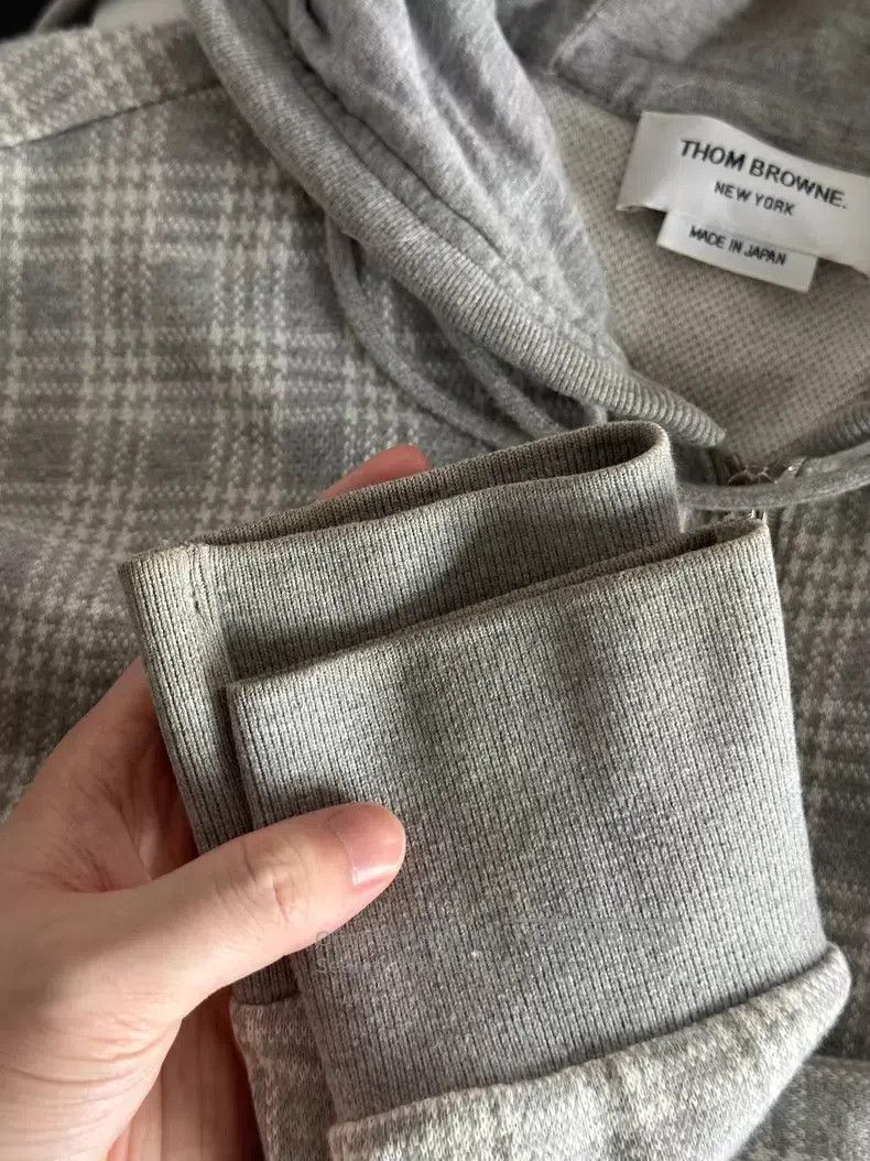 Thom Browne Thom Browne Plaid Zip-Up Hoodie Size US M / EU 48-50 / 2 - 6 Thumbnail