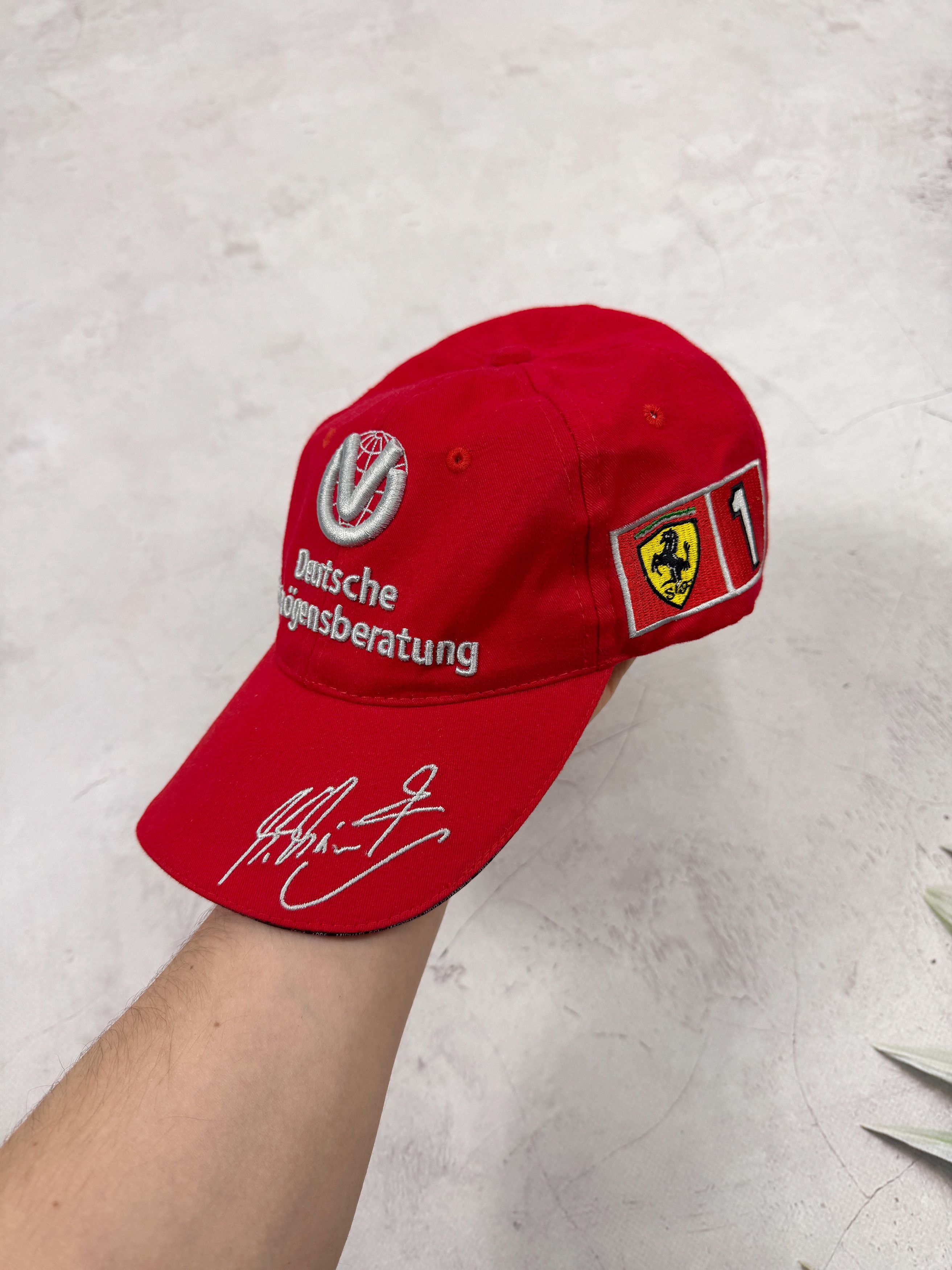 Ferrari Michael Schumacher F1 Ferrari Team Baseball Cap 1994 - 1995 Size ONE SIZE - 1 Thumbnail
