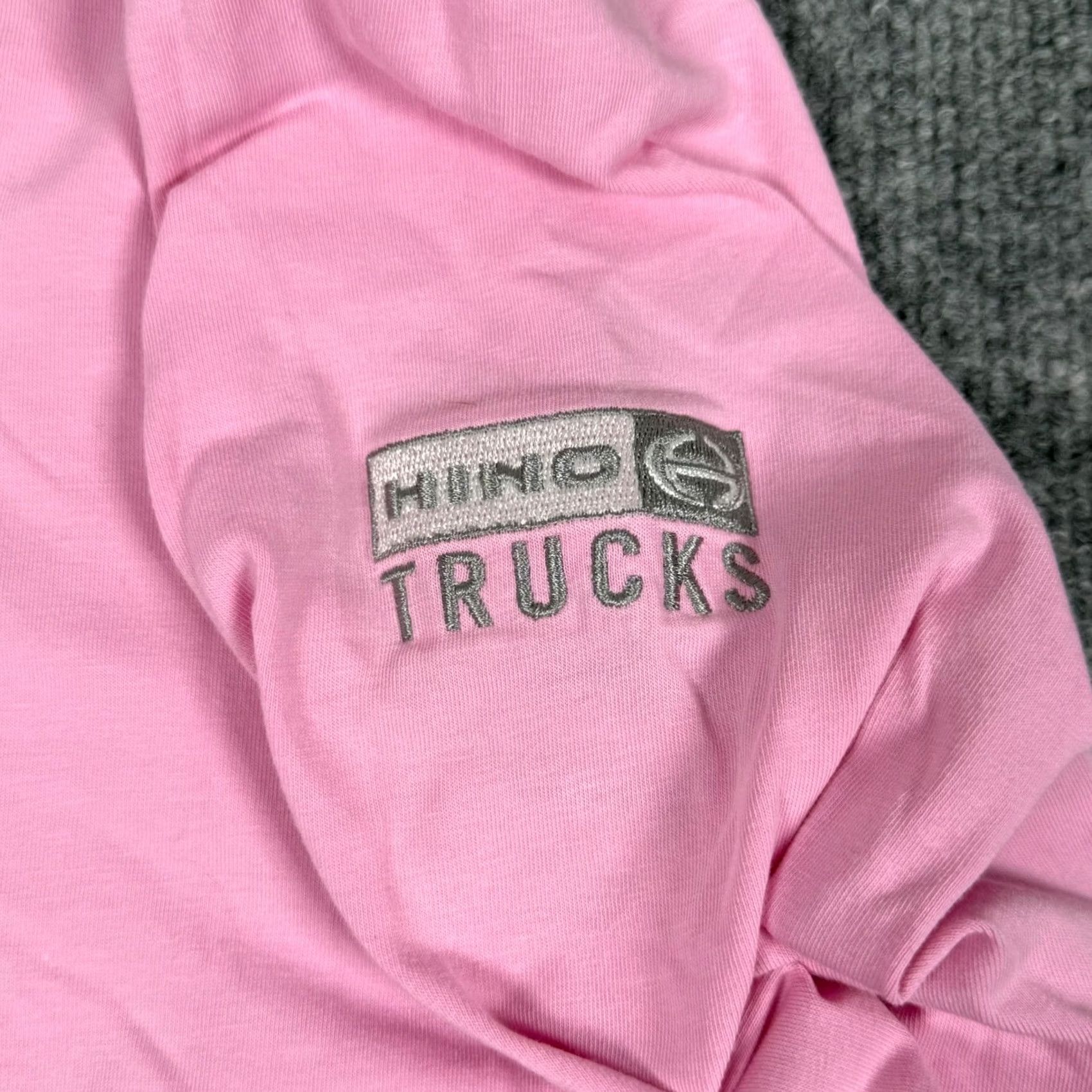 Vintage Northend Sport Ladies Pink Long Sleeve Shirt Hino Trucks Embroidered Crew Neck Cotton Blend Shirt Womens Medium Size M / US 6-8 / IT 42-44 - 6 Thumbnail