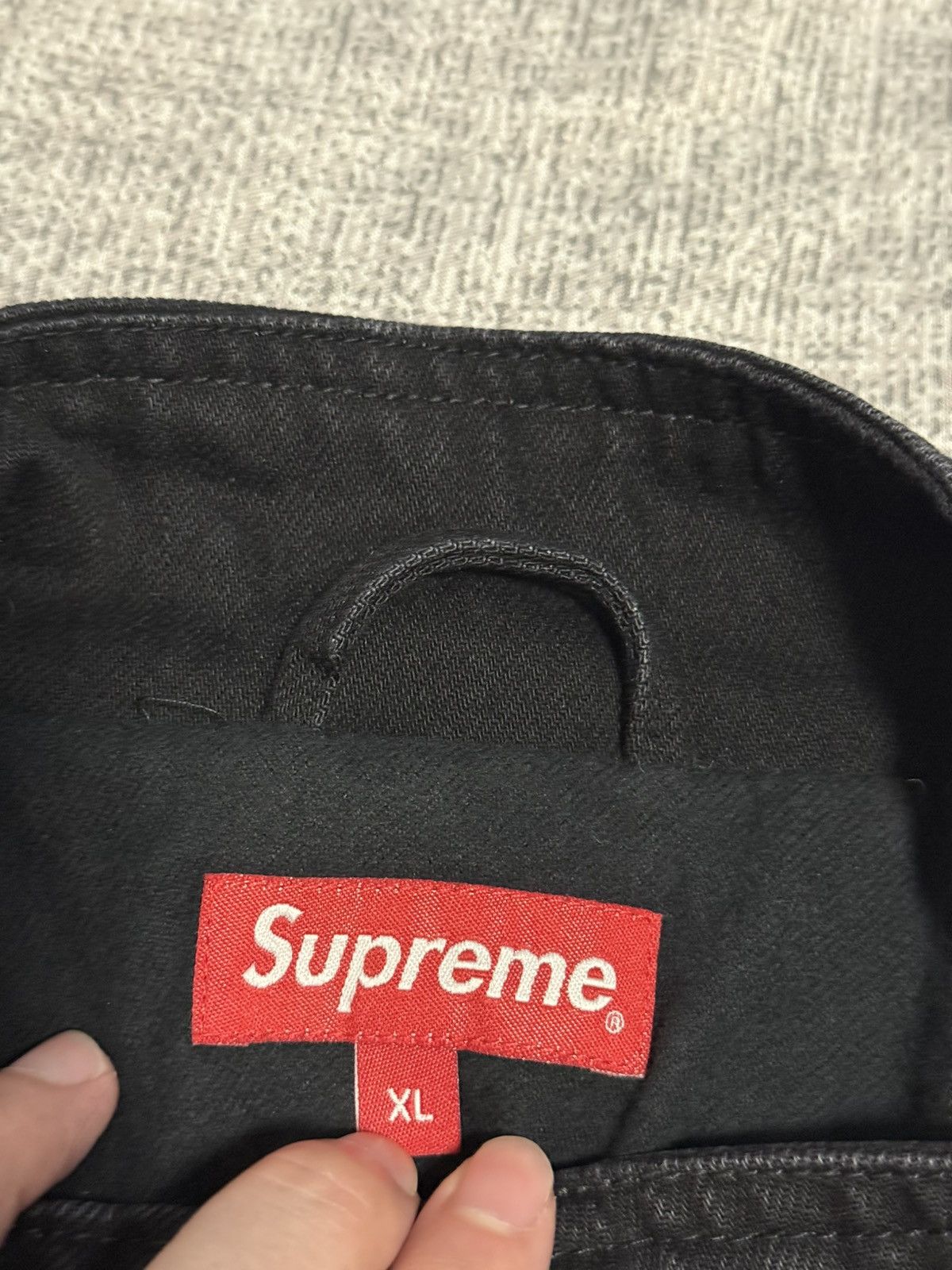 Supreme Supreme corduroy patchwork denim Jacket washed black Size US XL / EU 56 / 4 - 3 Thumbnail