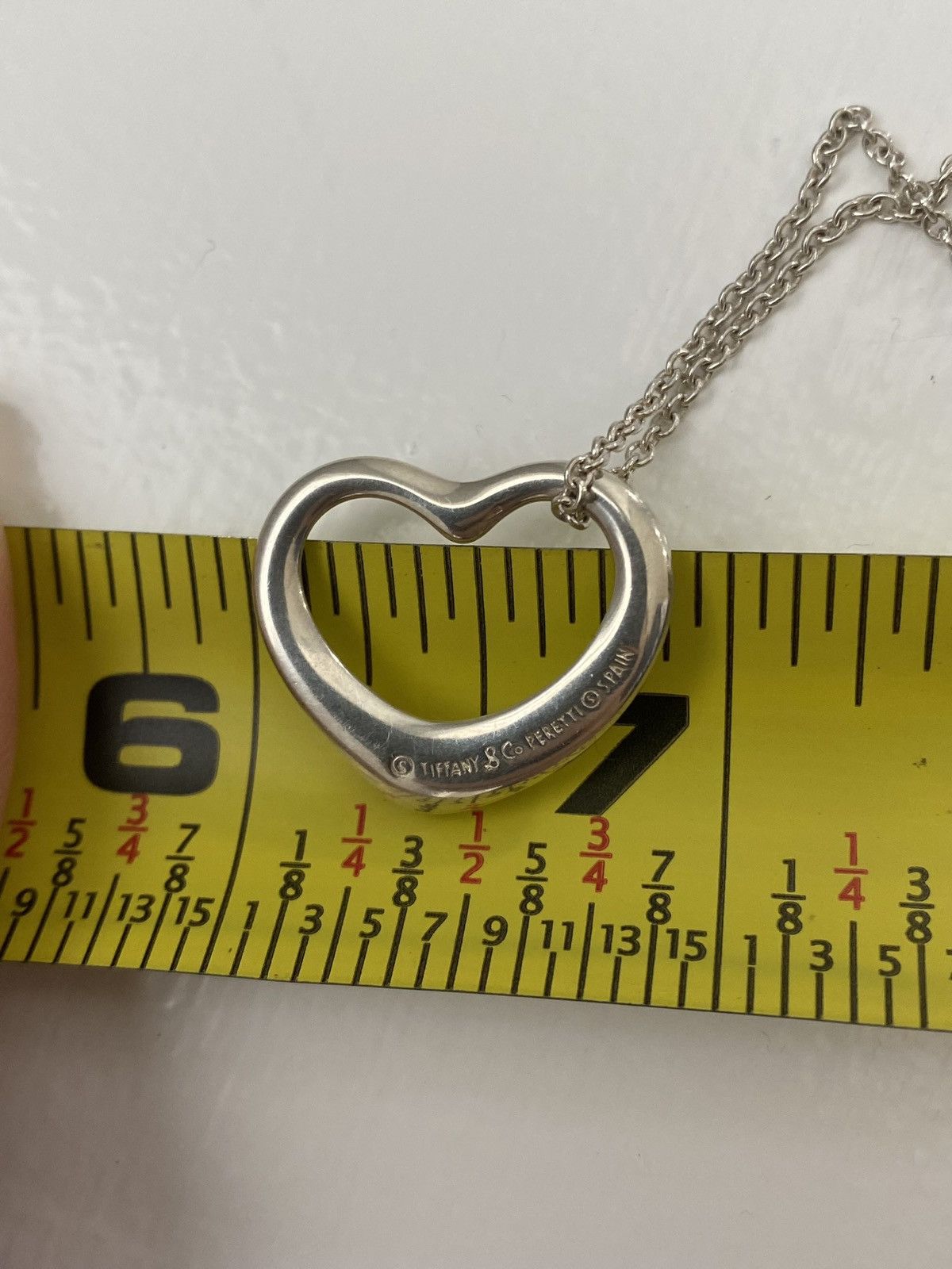 Tiffany & Co. Authentic Tiffany & Co. Open heart pendant necklace Size ONE SIZE - 10 Thumbnail