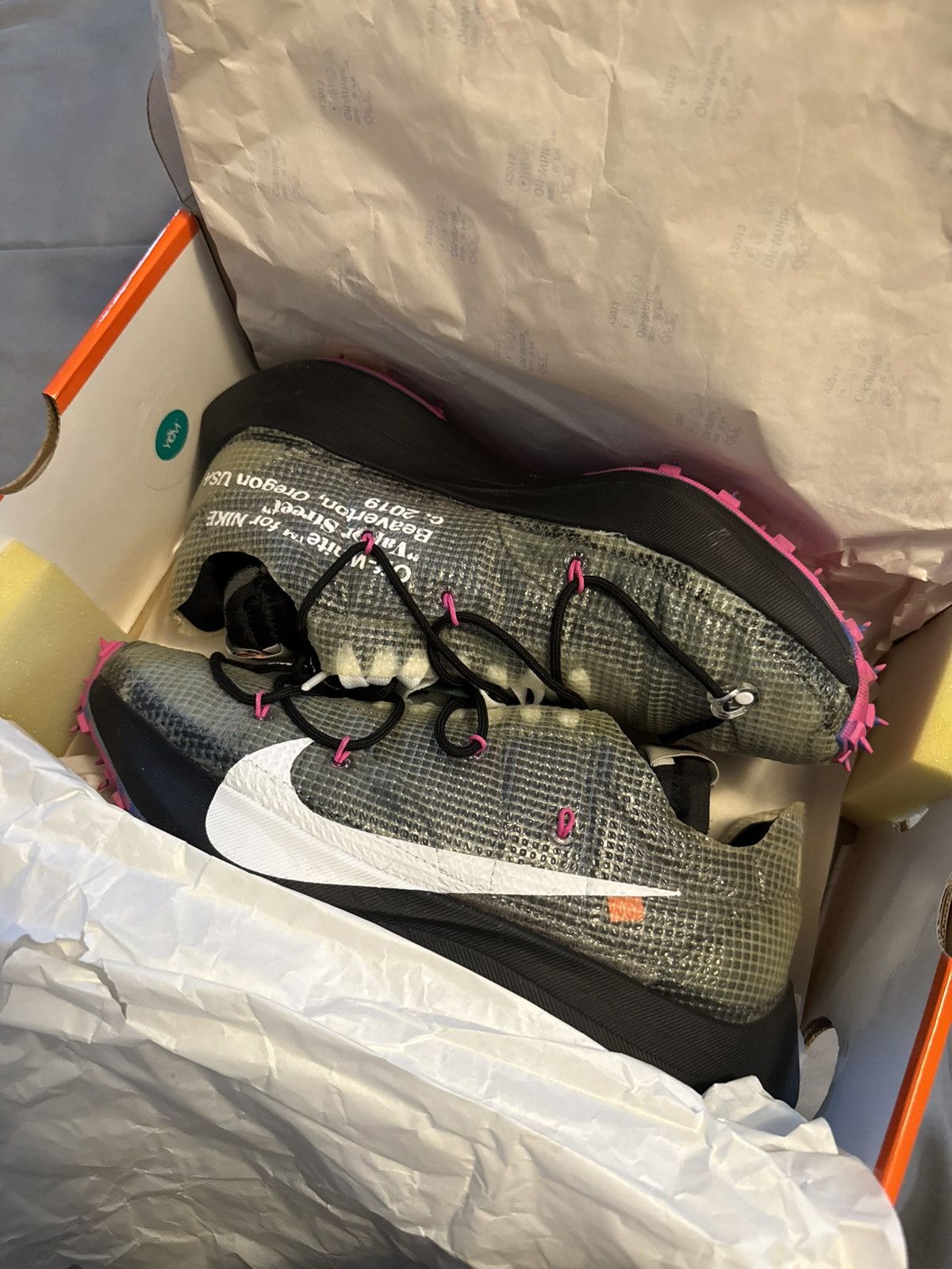 Nike × Off-White Nike x Off-White x Vapor Street “Laser Fuchsia” Size US 10 / EU 43 - 1 Thumbnail