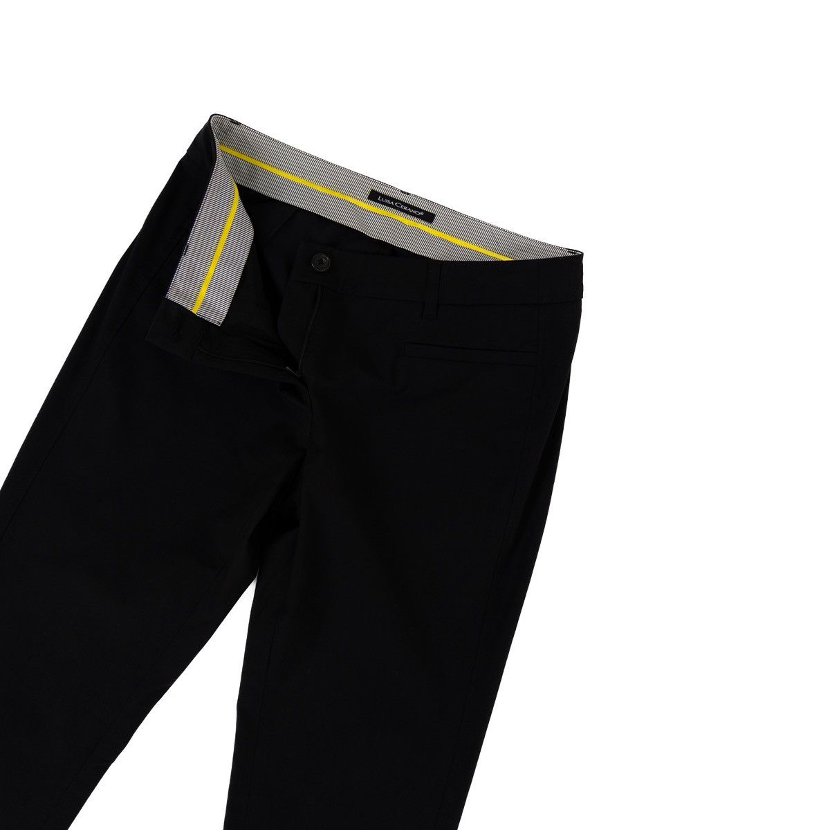 Luisa Cerano Luisa Cerano Womens Black Trousers Slim Fit Elegant Pants Size 30" / US 8 / IT 44 - 3 Thumbnail