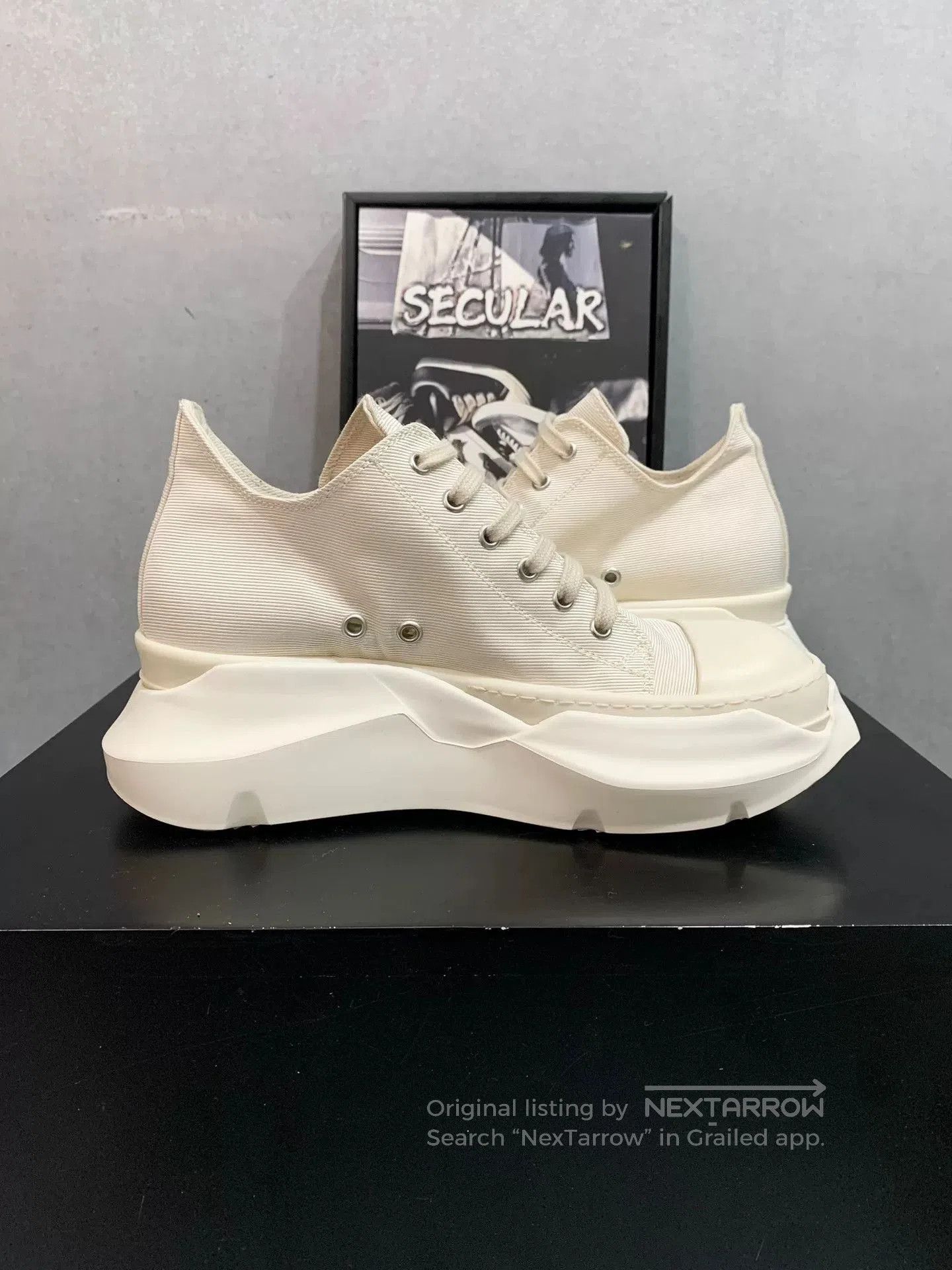 Rick Owens Rick Owens Thick Sole Low Top Sneakers. Size US 6 / EU 39 - 6 Thumbnail