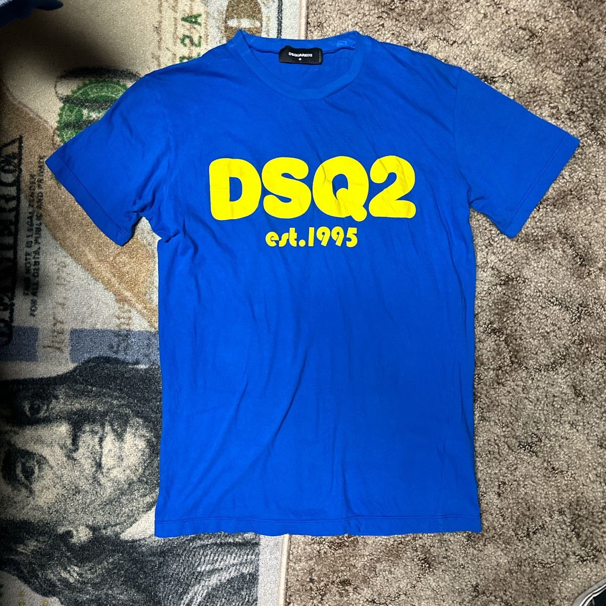 Dsquared2 Dsquared2 blue and yellow short sleeve Size US M / EU 48-50 / 2 - 1 Thumbnail