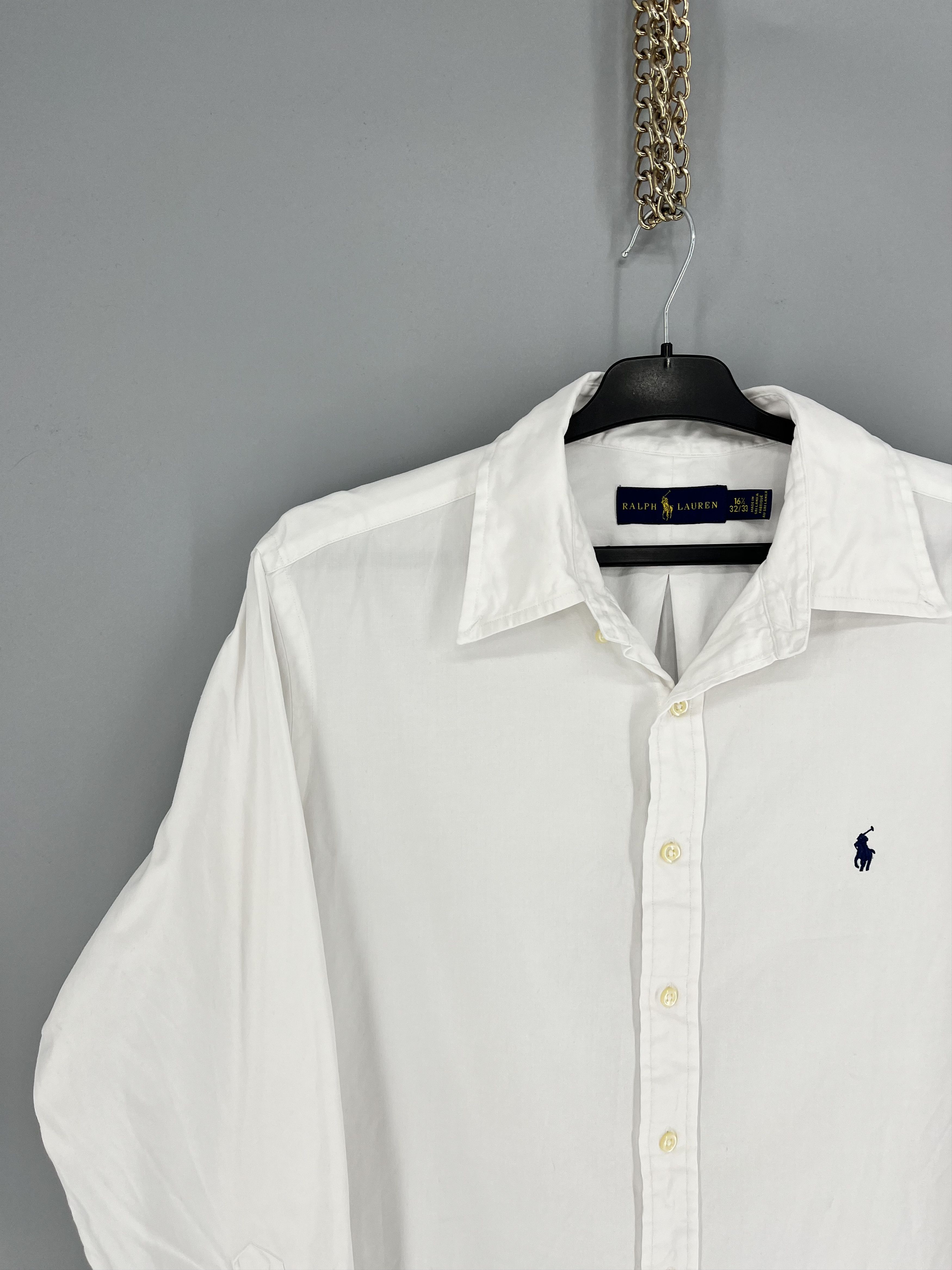 Polo Ralph Lauren Vintage White Shirt Polo Ralph Lauren Size XL Rare Size US XL / EU 56 / 4 - 4 Thumbnail