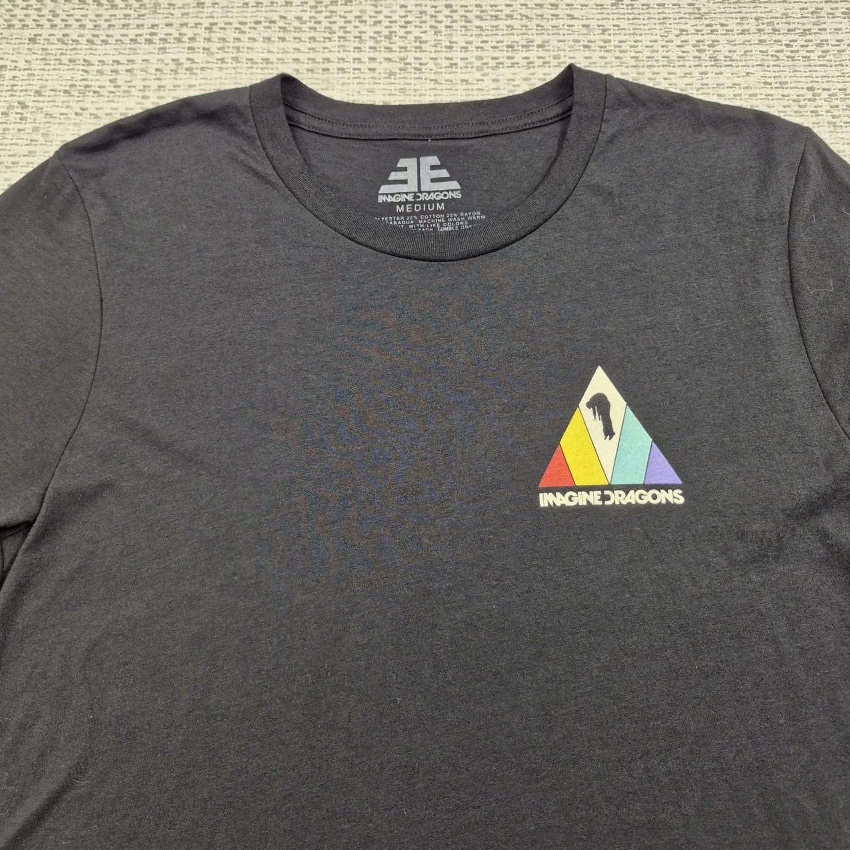 Vintage Imagine Dragons Shirt Mens Medium Black Evolve Tour 2018 Graphic Band Tee Size US M / EU 48-50 / 2 - 4 Thumbnail