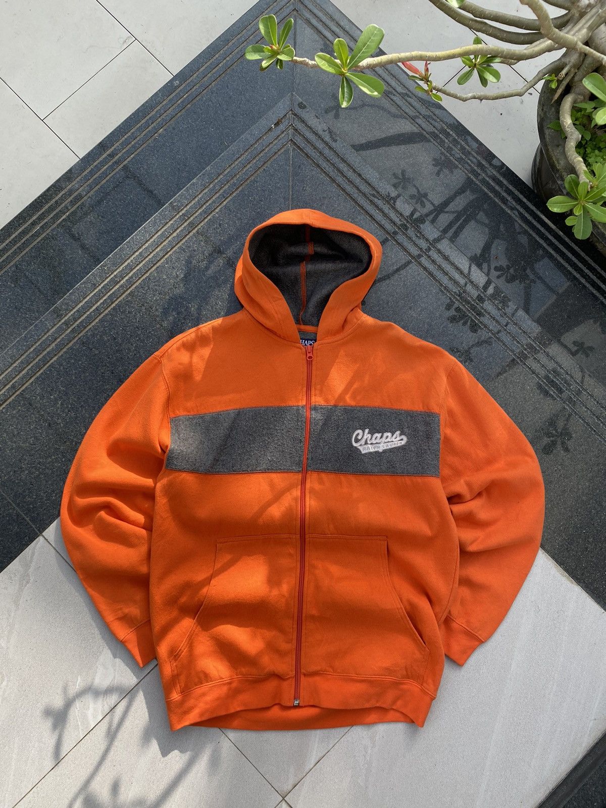 Chaps Ralph Lauren × Vintage 90S CHAPS RL RARE LOGO RETRO Y2K ZIP HOODIE Size US S / EU 44-46 / 1 - 1 Thumbnail