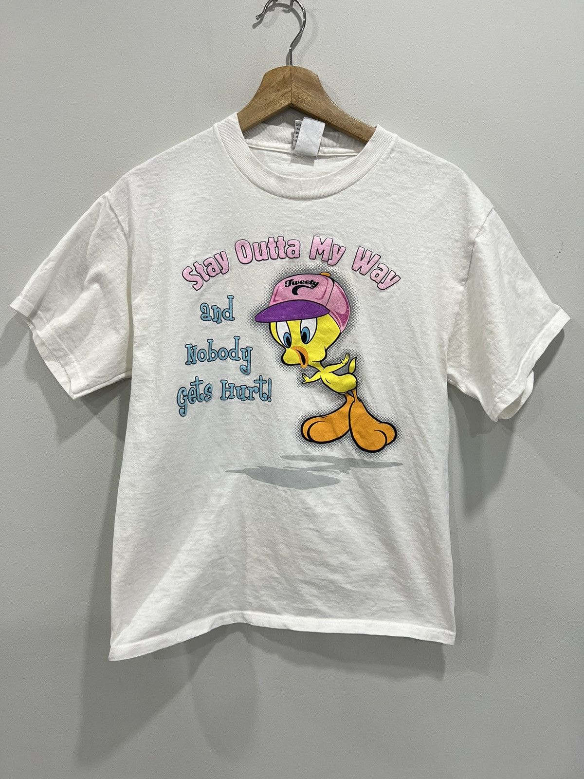 Vintage Vintage Womens Tweety Bird Tee Shirt Looney Tunes Size US S / EU 44-46 / 1 - 1 Thumbnail