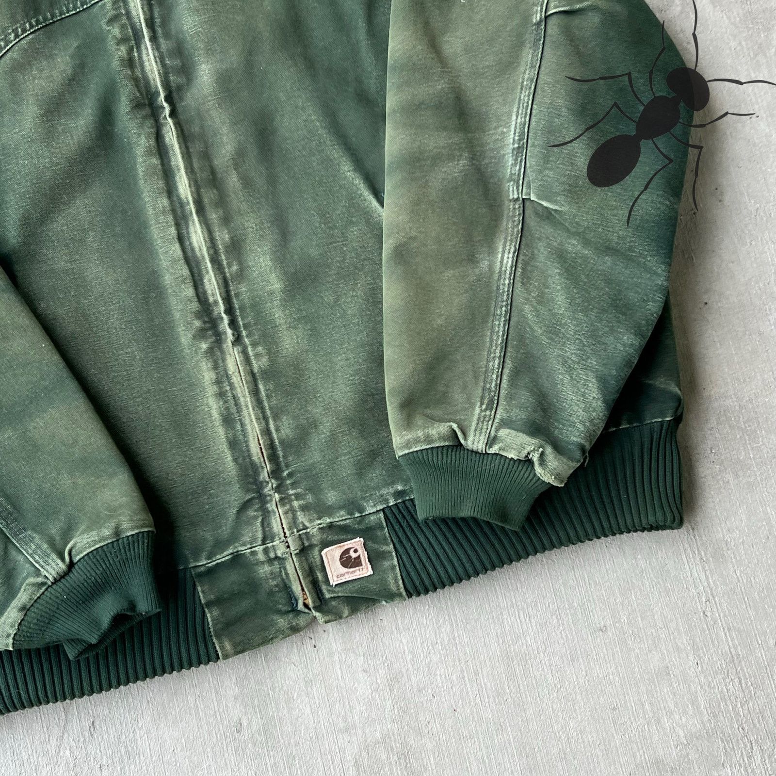 Carhartt × Vintage Carhartt J14 SPC green santa fe work wear jacket Size US XL / EU 56 / 4 - 10 Thumbnail