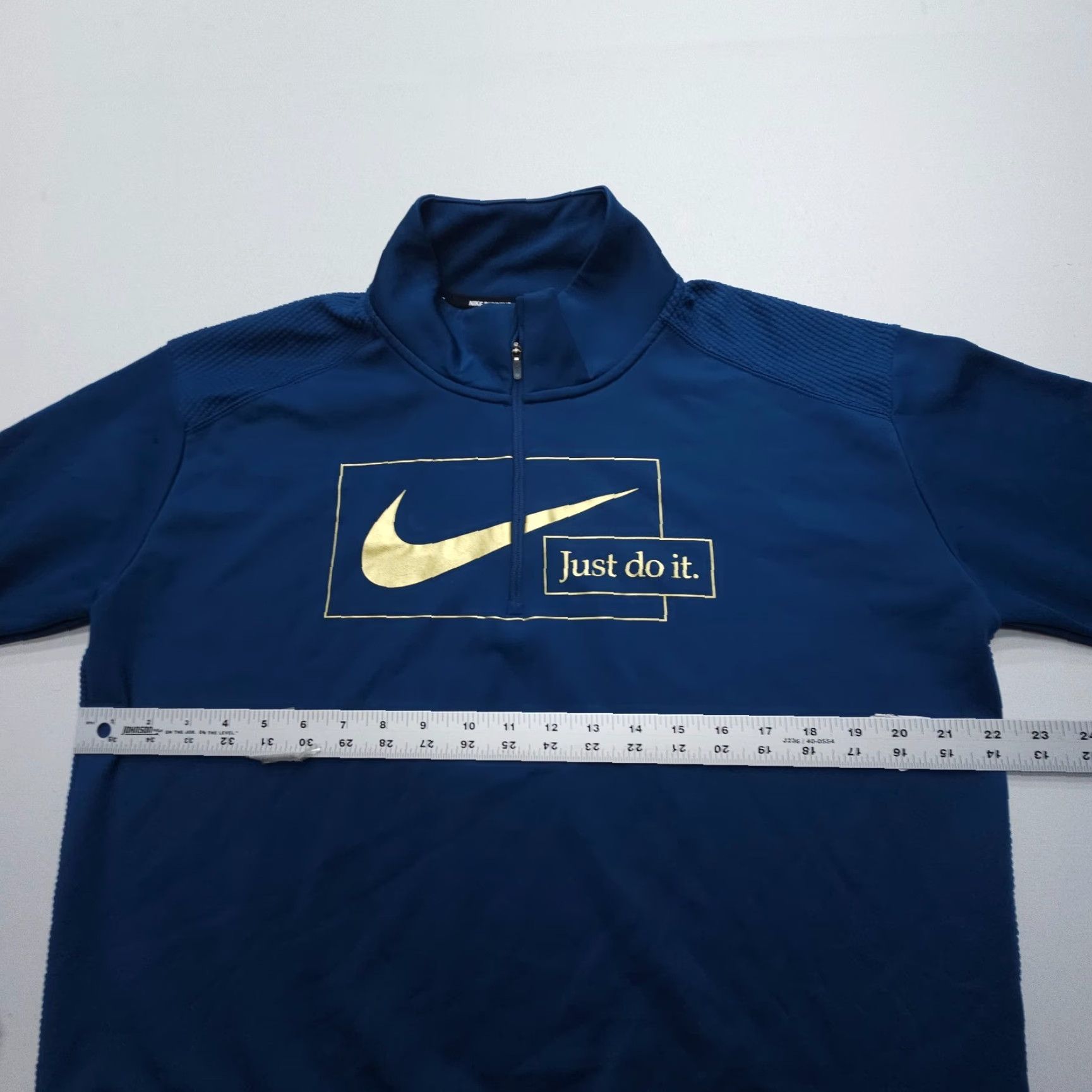 Nike Nike Dri-Fit Icon Clash Midlayer Top Women Size L Blue Fleece Half Zip Mock Neck Size L / US 10 / IT 46 - 5 Thumbnail